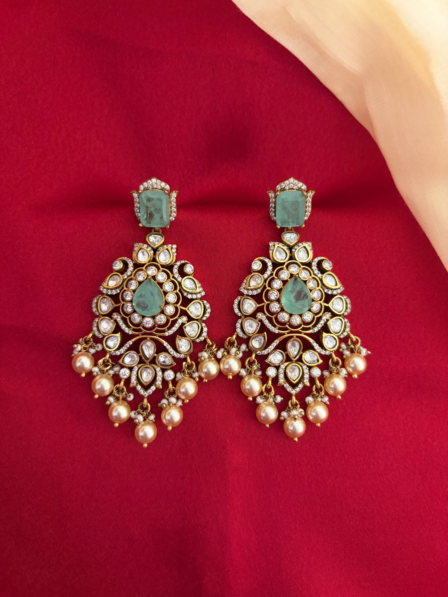 Reema Aqua Earrings
