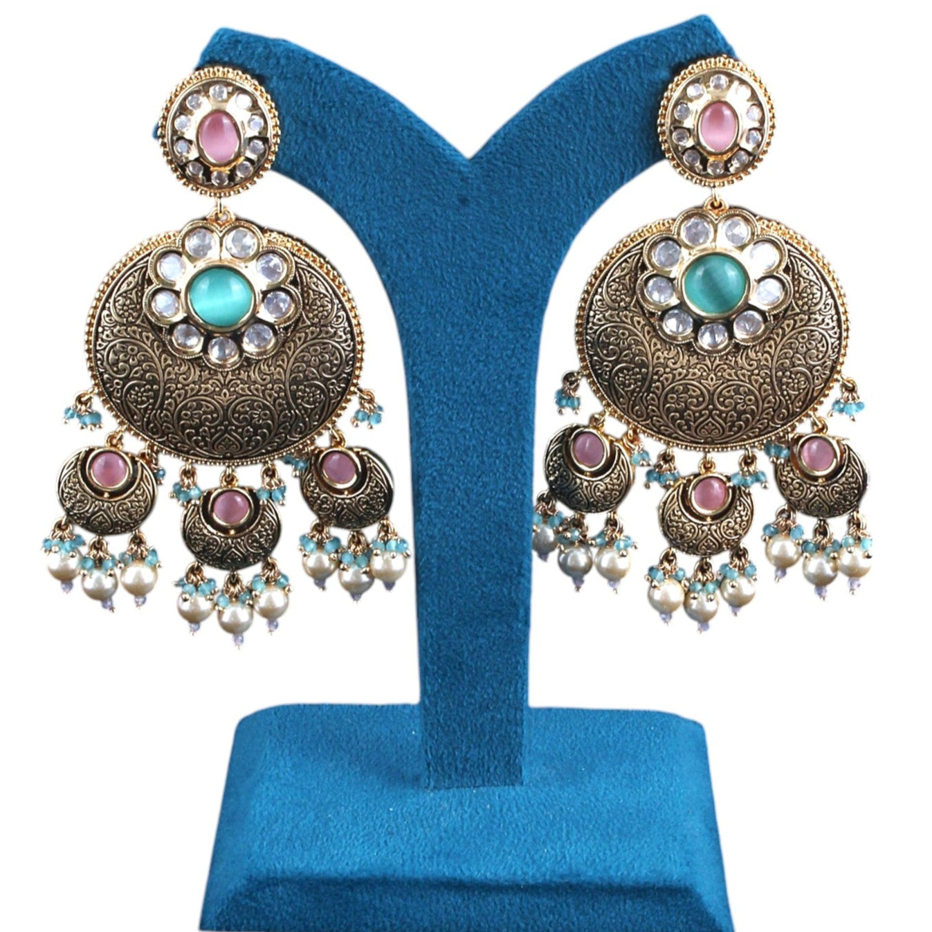 Antique Chandbali Earrings