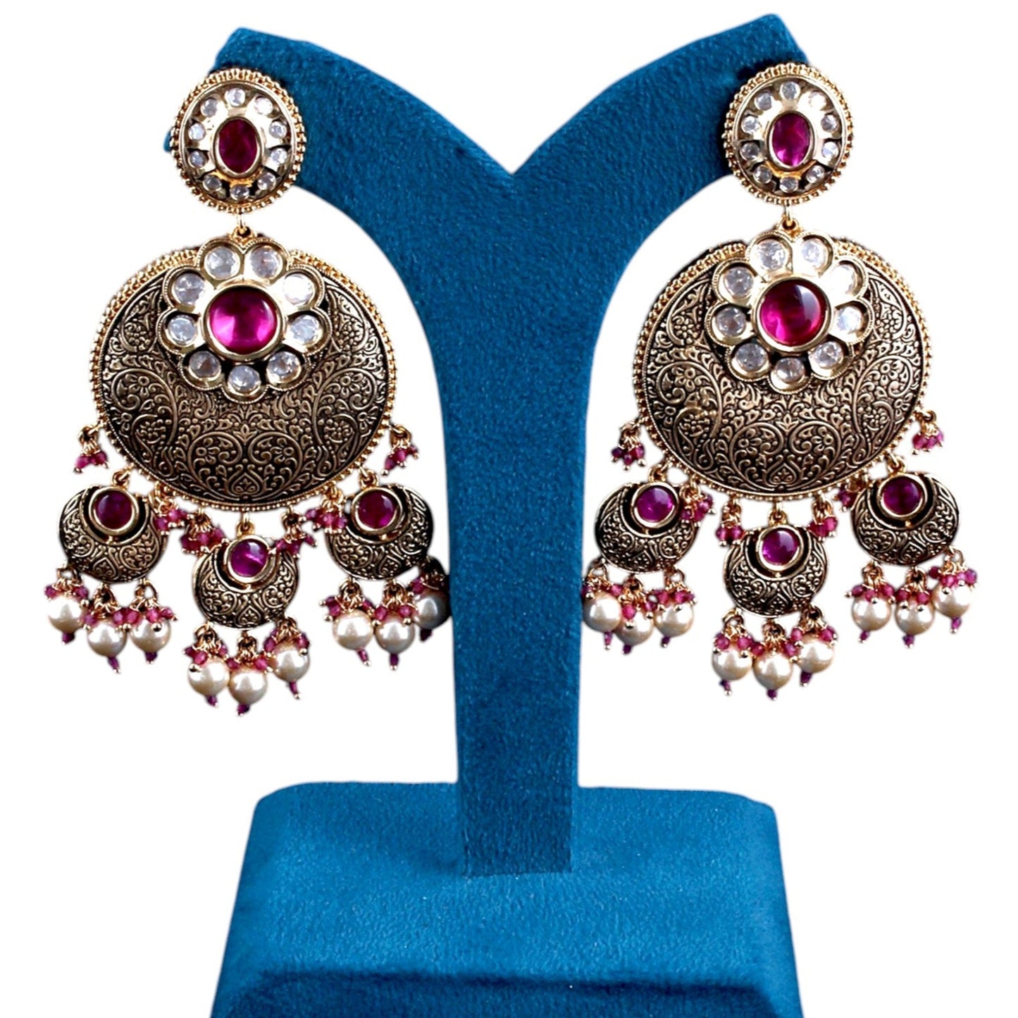 Antique Chandbali Earrings
