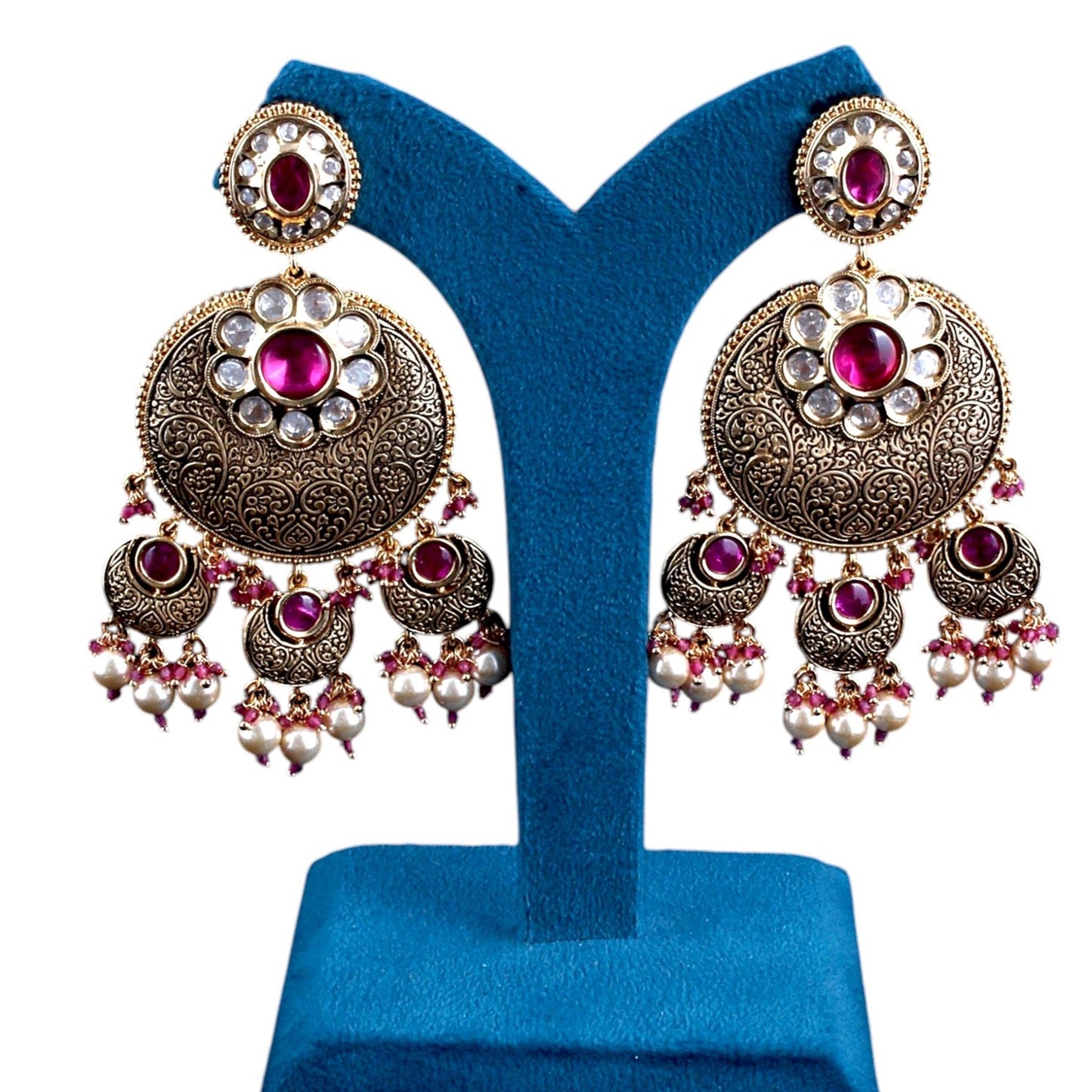 Antique Chandbali Earrings