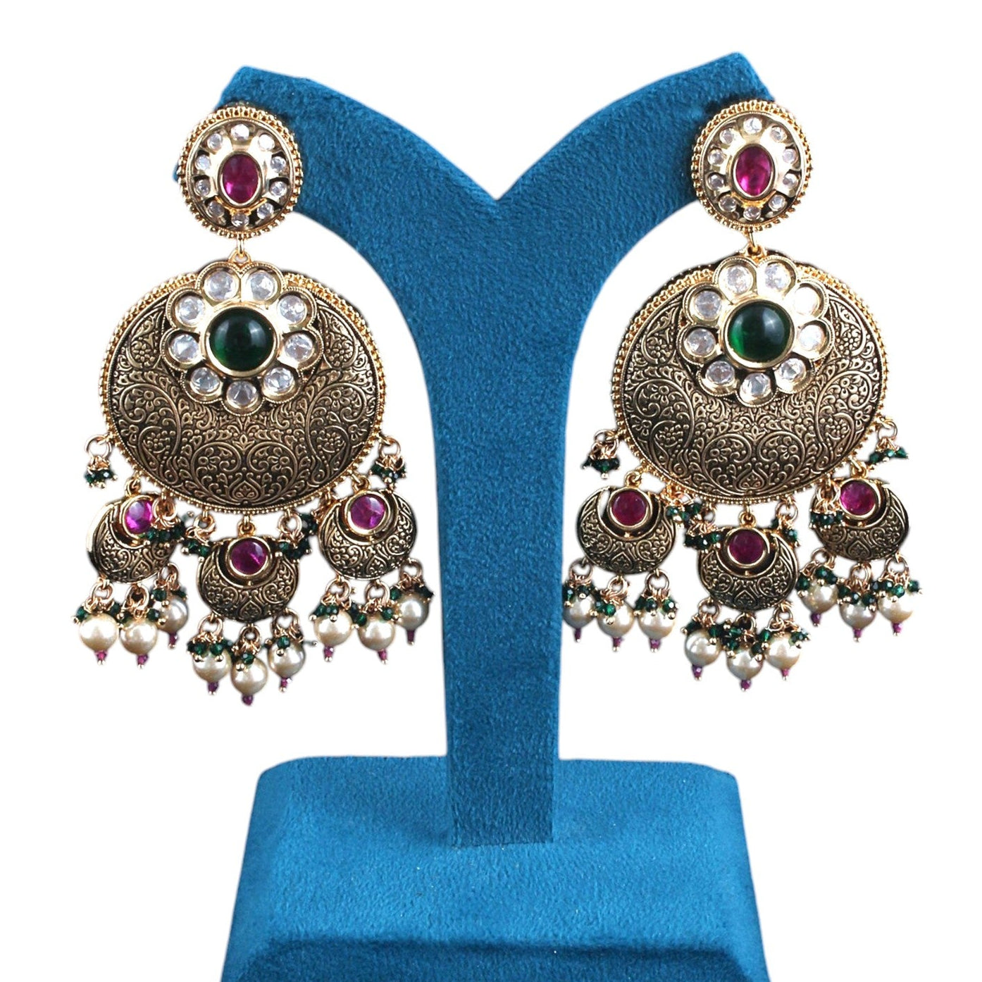 Antique Chandbali Earrings