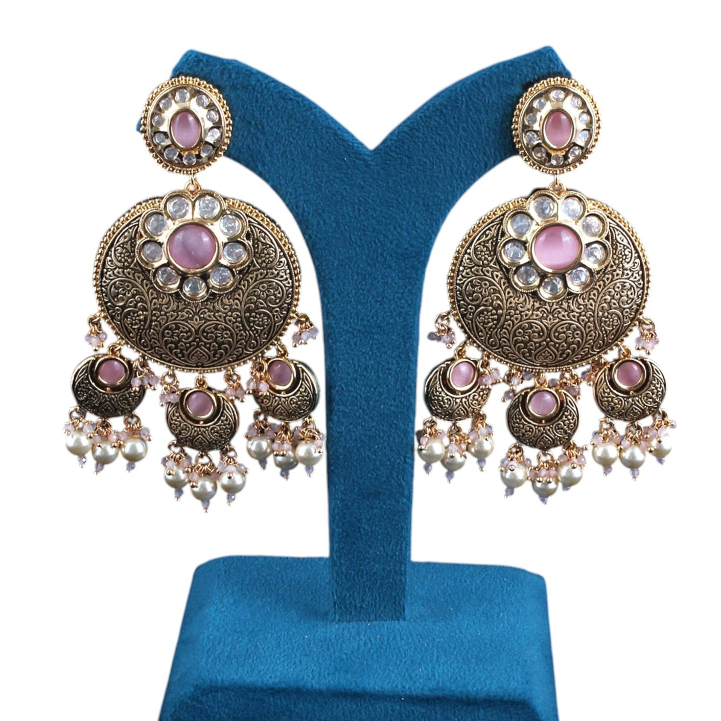 Antique Chandbali Earrings