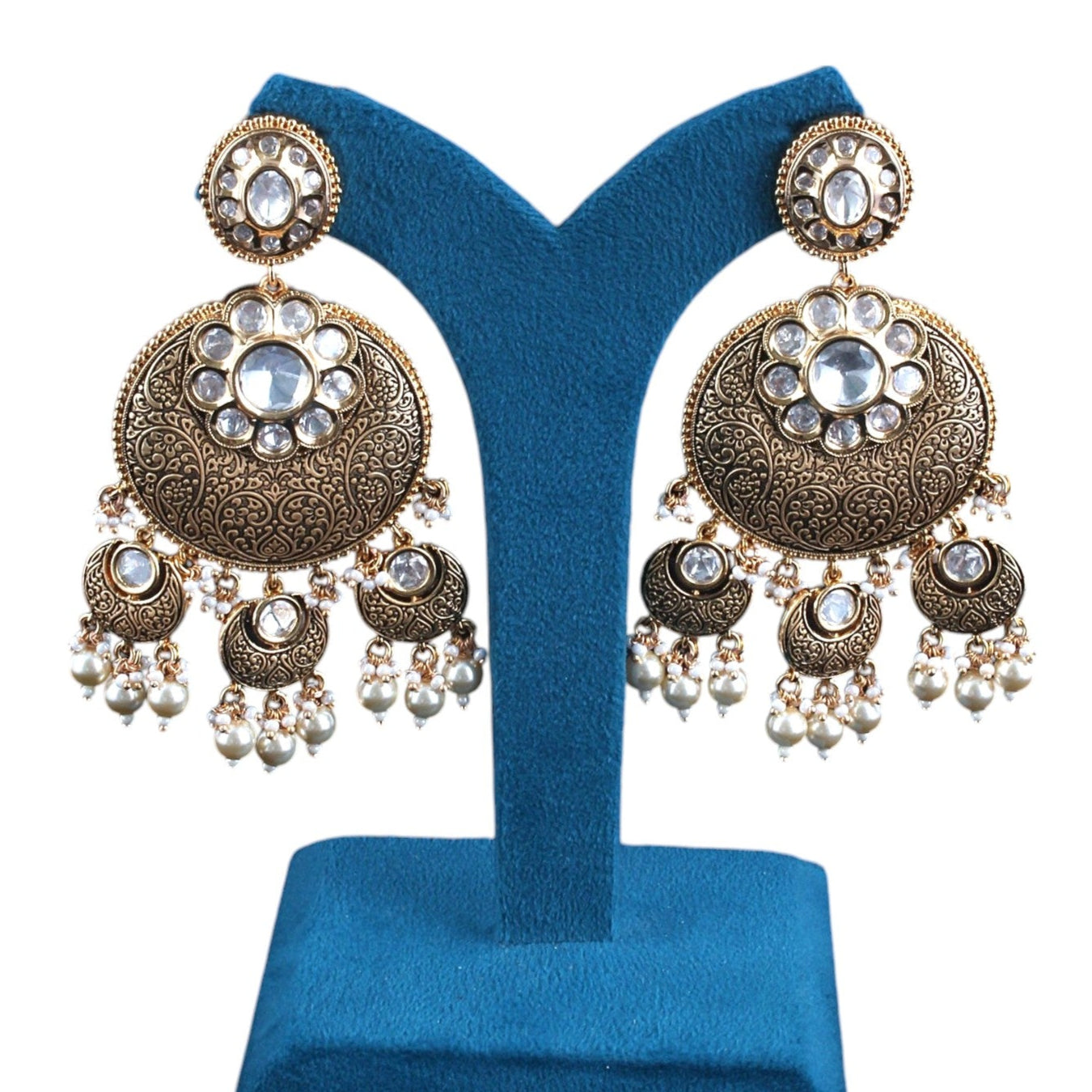 Antique Chandbali Earrings