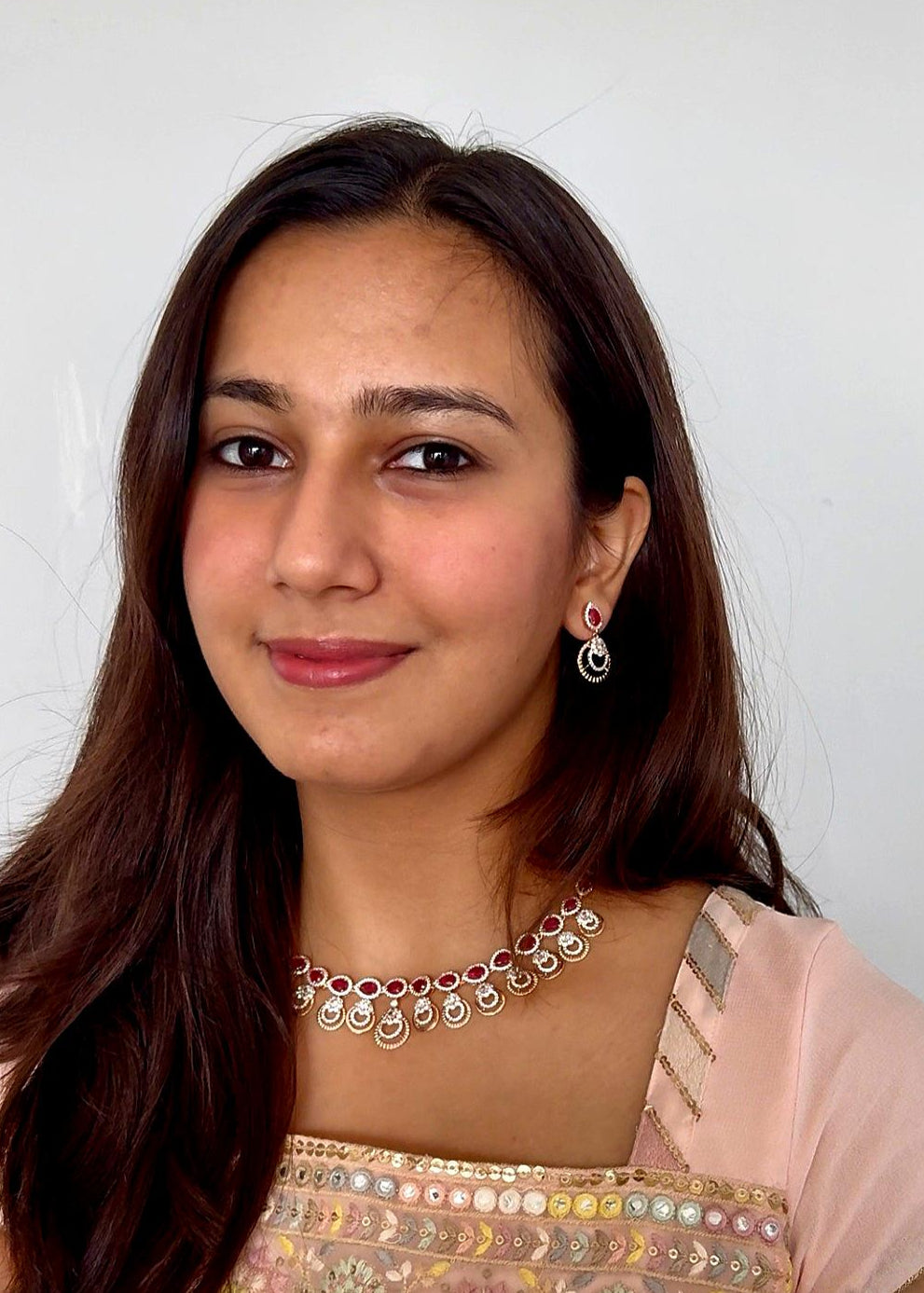 Kiyana Silver Necklace Set