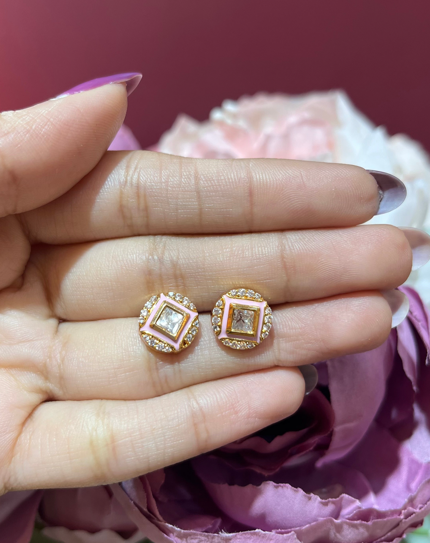 Diamond Shaped Studs