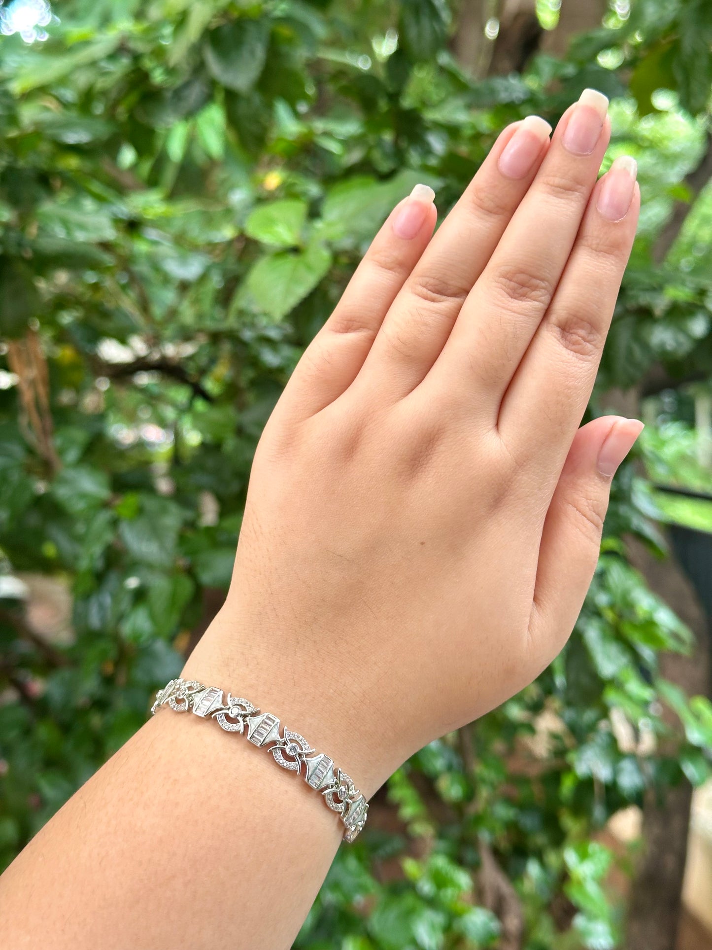 Zyra Silver Luxe Bracelet