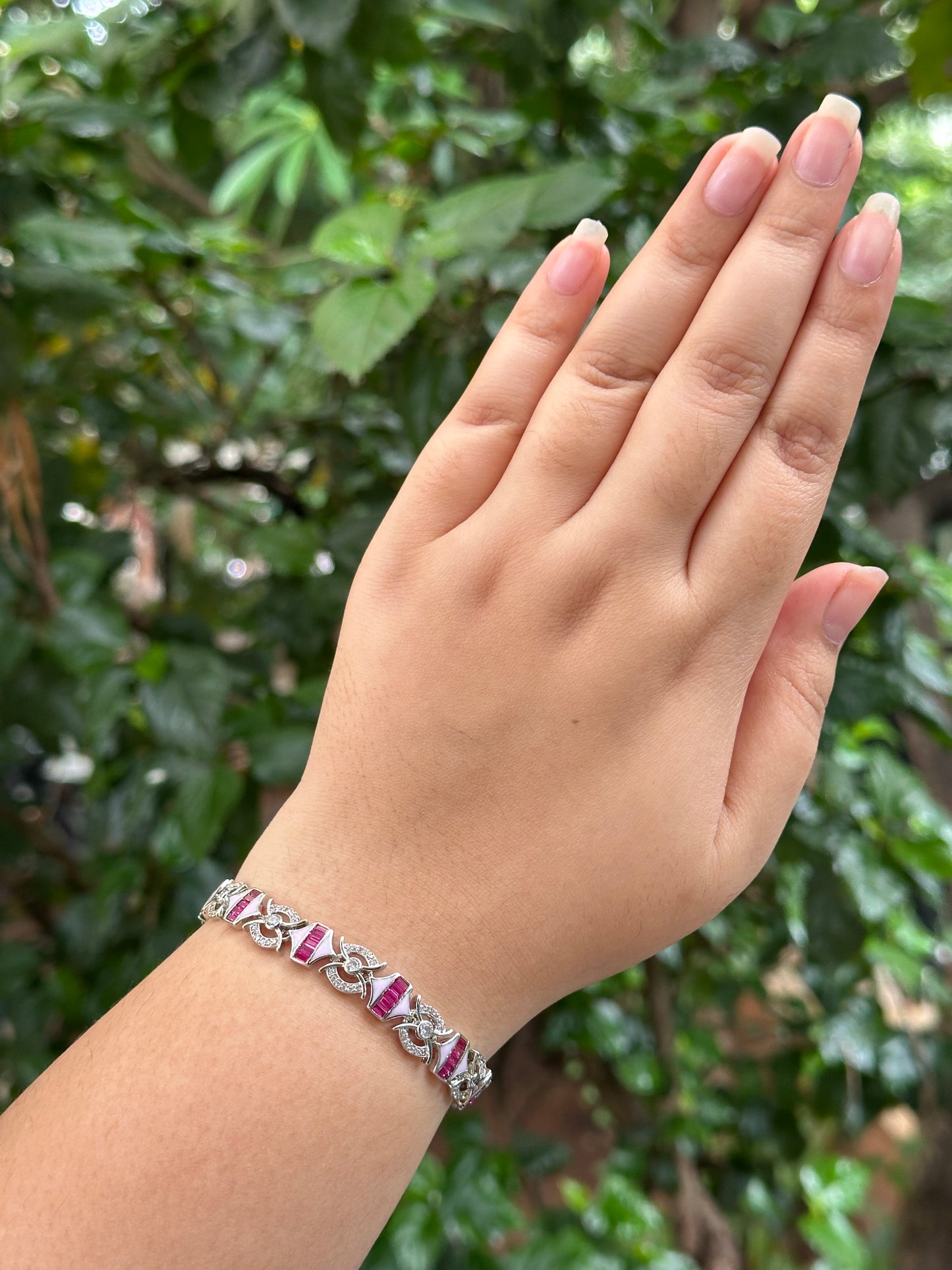 Zyra Silver Luxe Bracelet