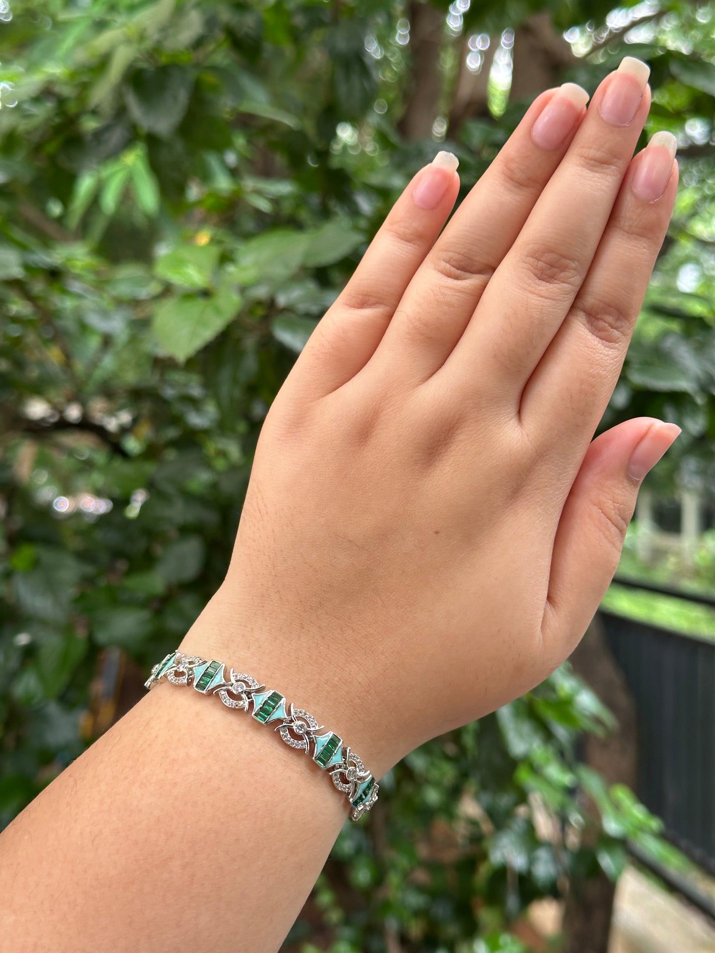 Zyra Silver Luxe Bracelet