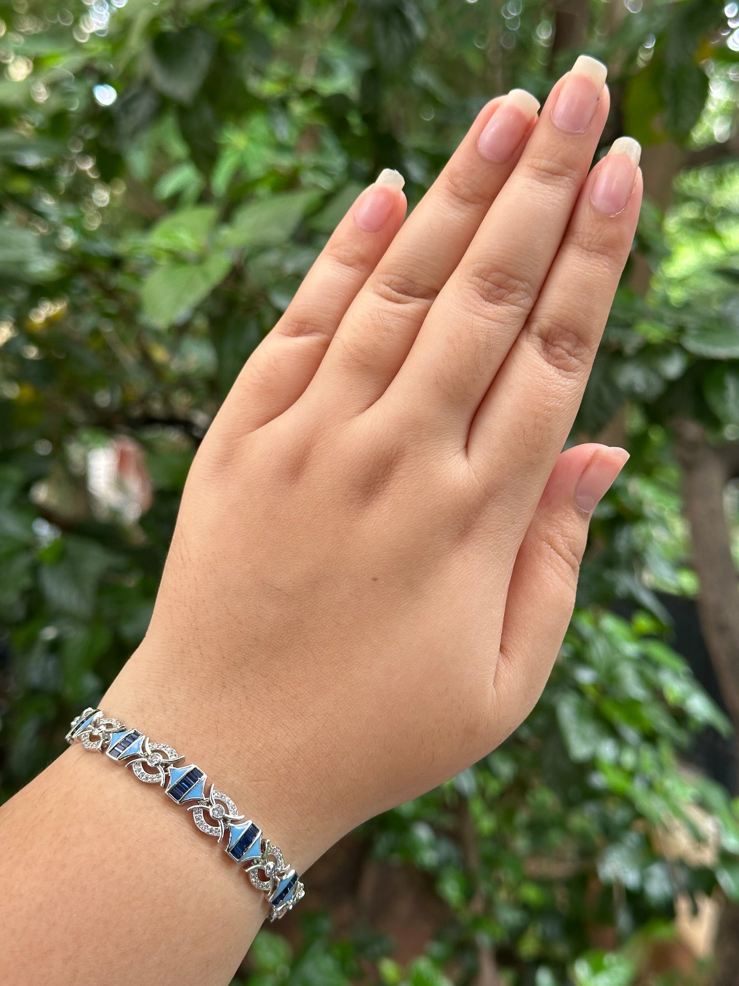 Zyra Silver Luxe Bracelet