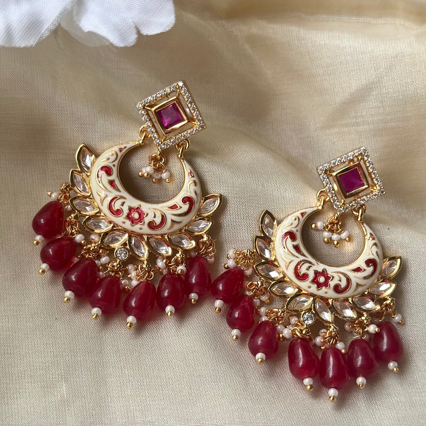Eshita Meenakari Earrings