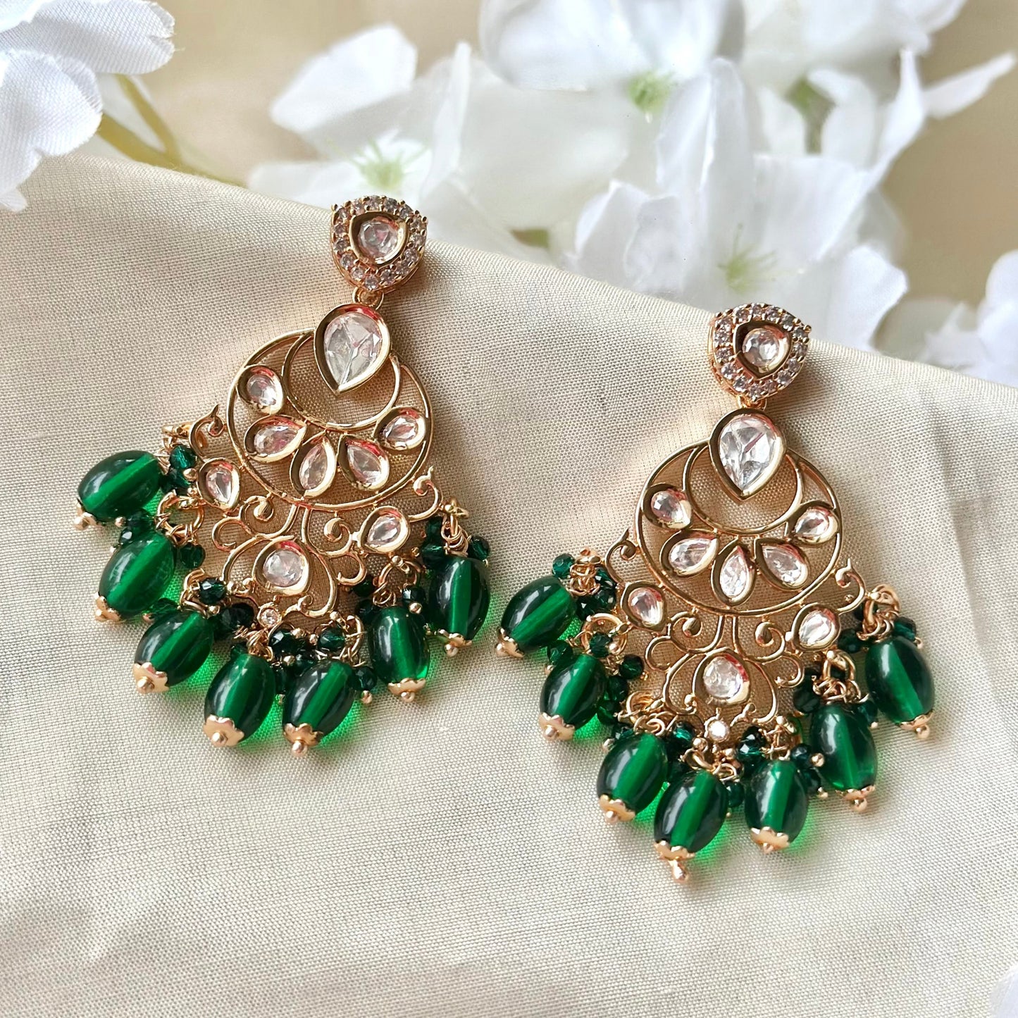 Shanvika Polki Earrings