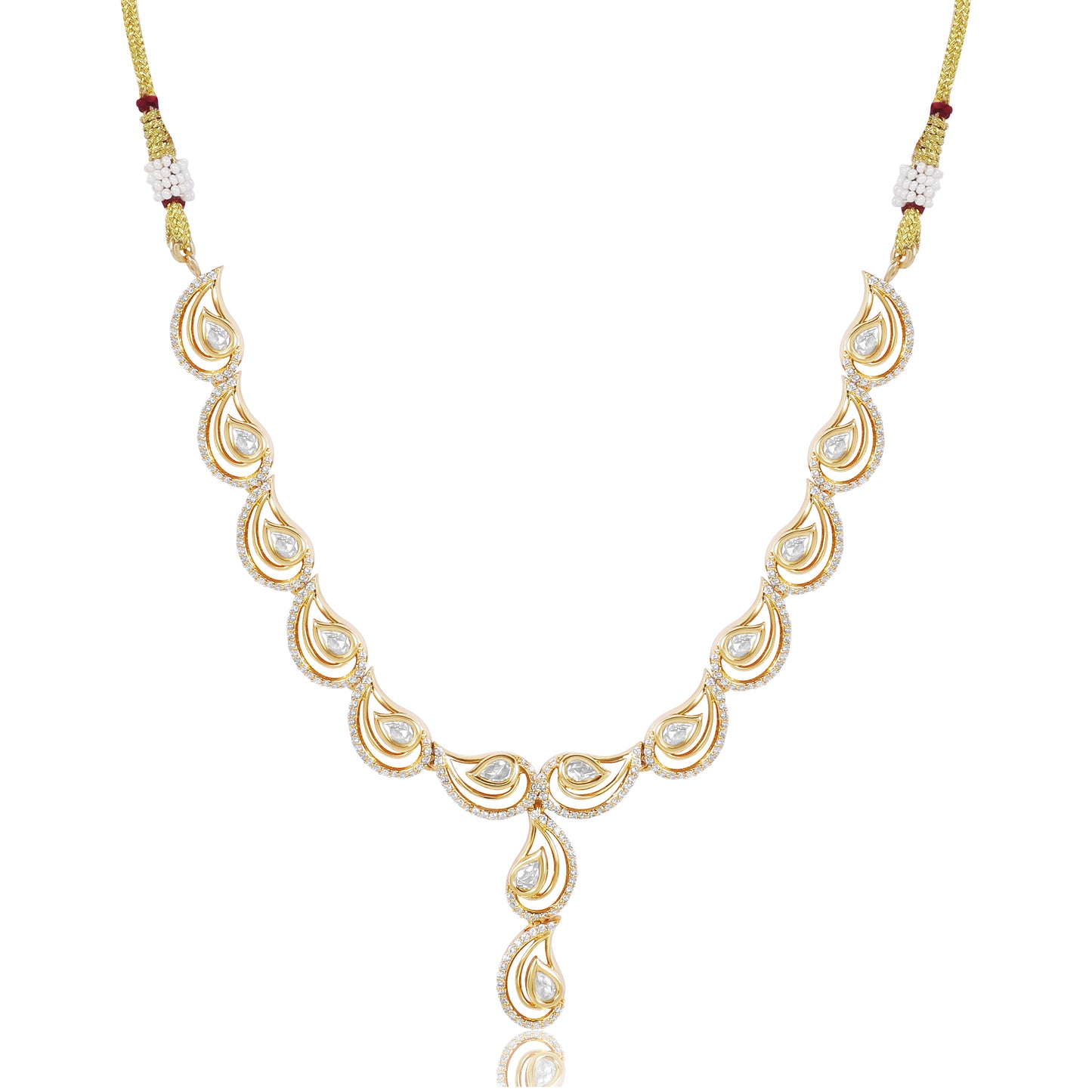 Ratna Teardrop Necklace Set