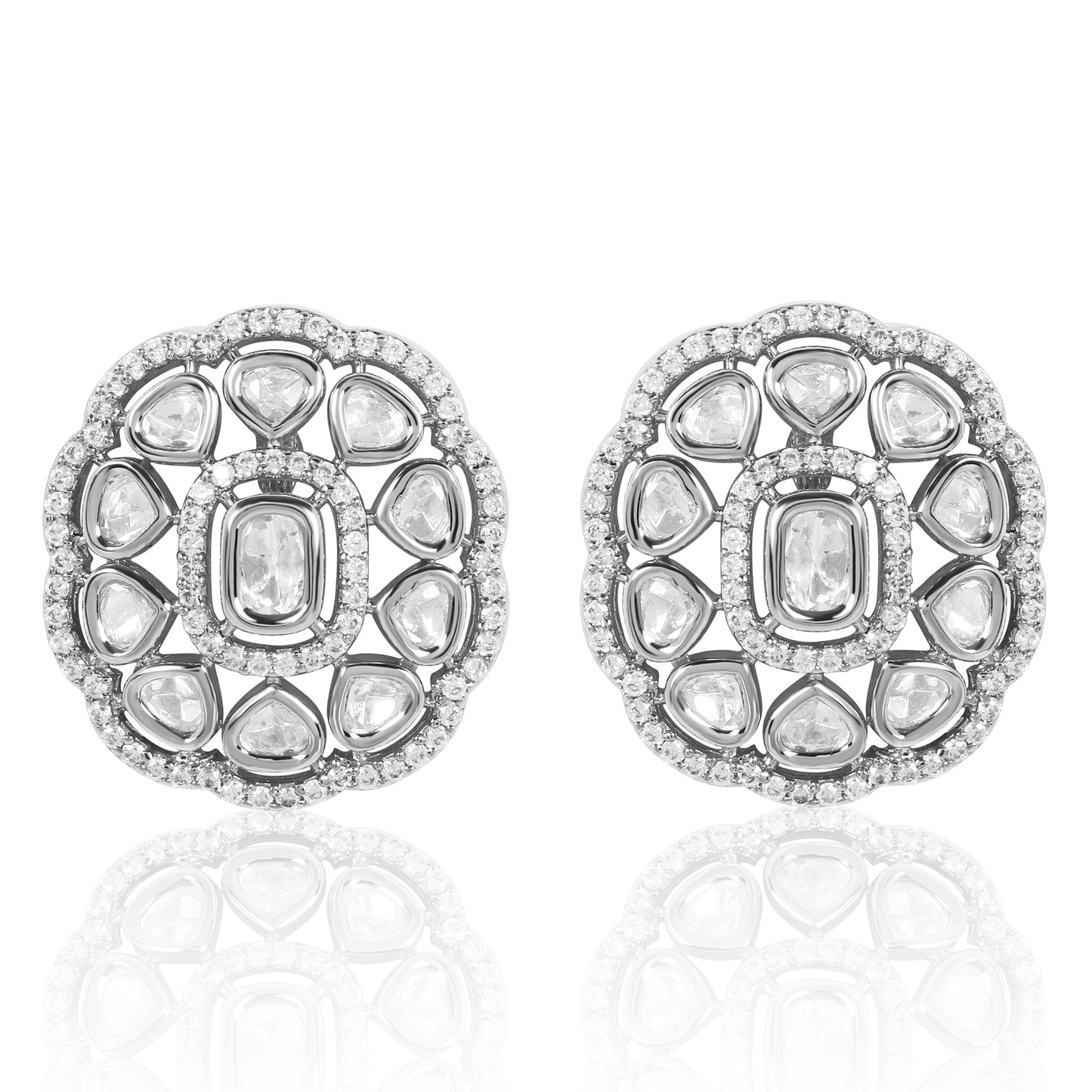Aashka Silver Necklace Set