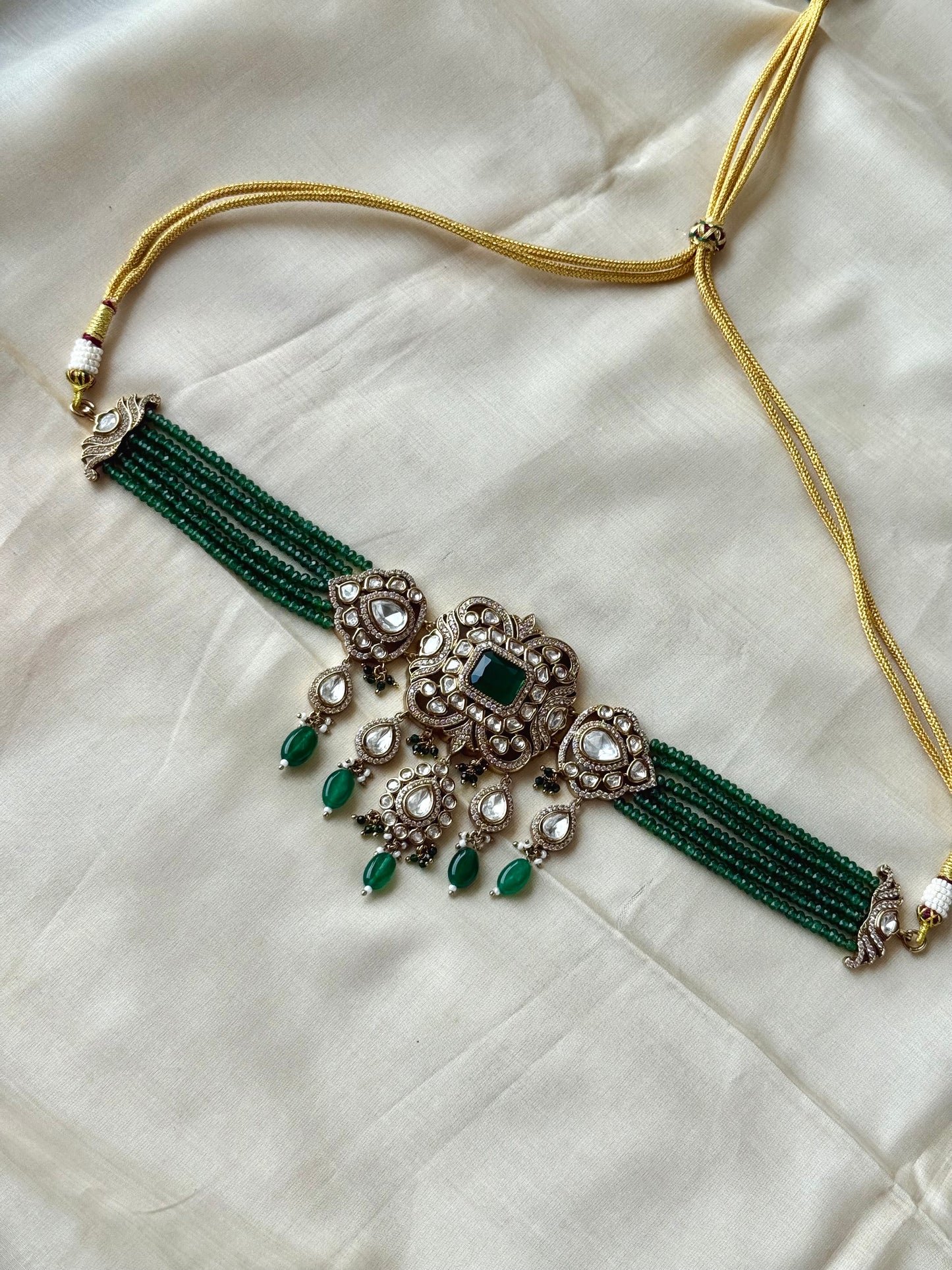 Naaz Emerald Choker set