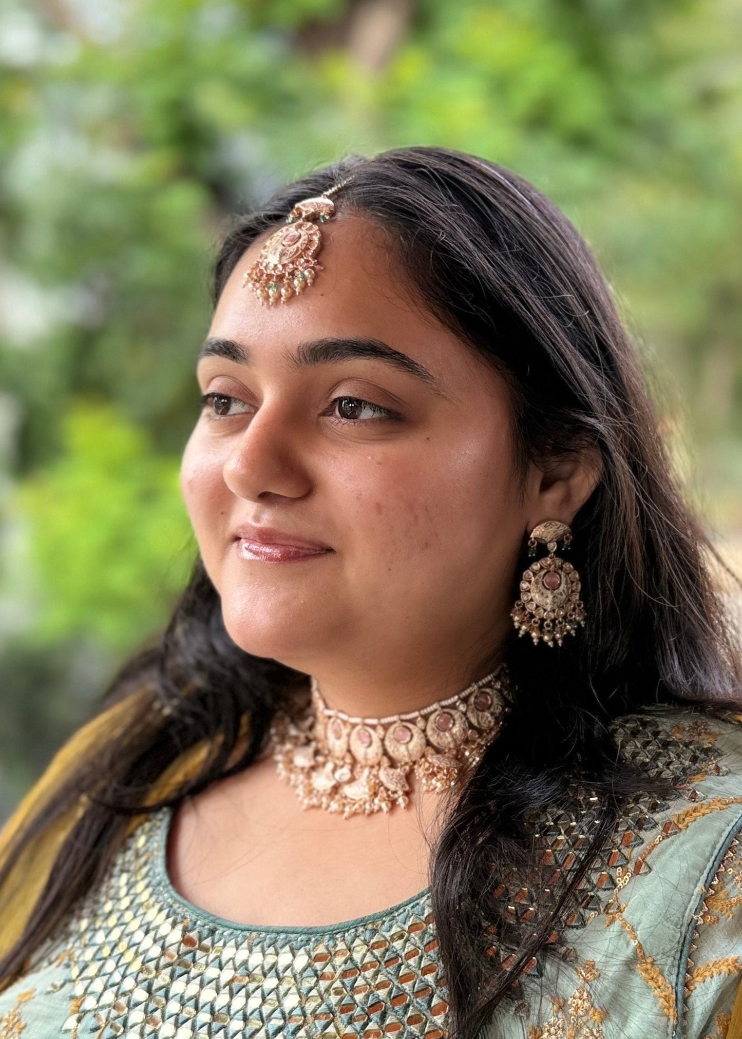 Amrapali Meenakari Choker set