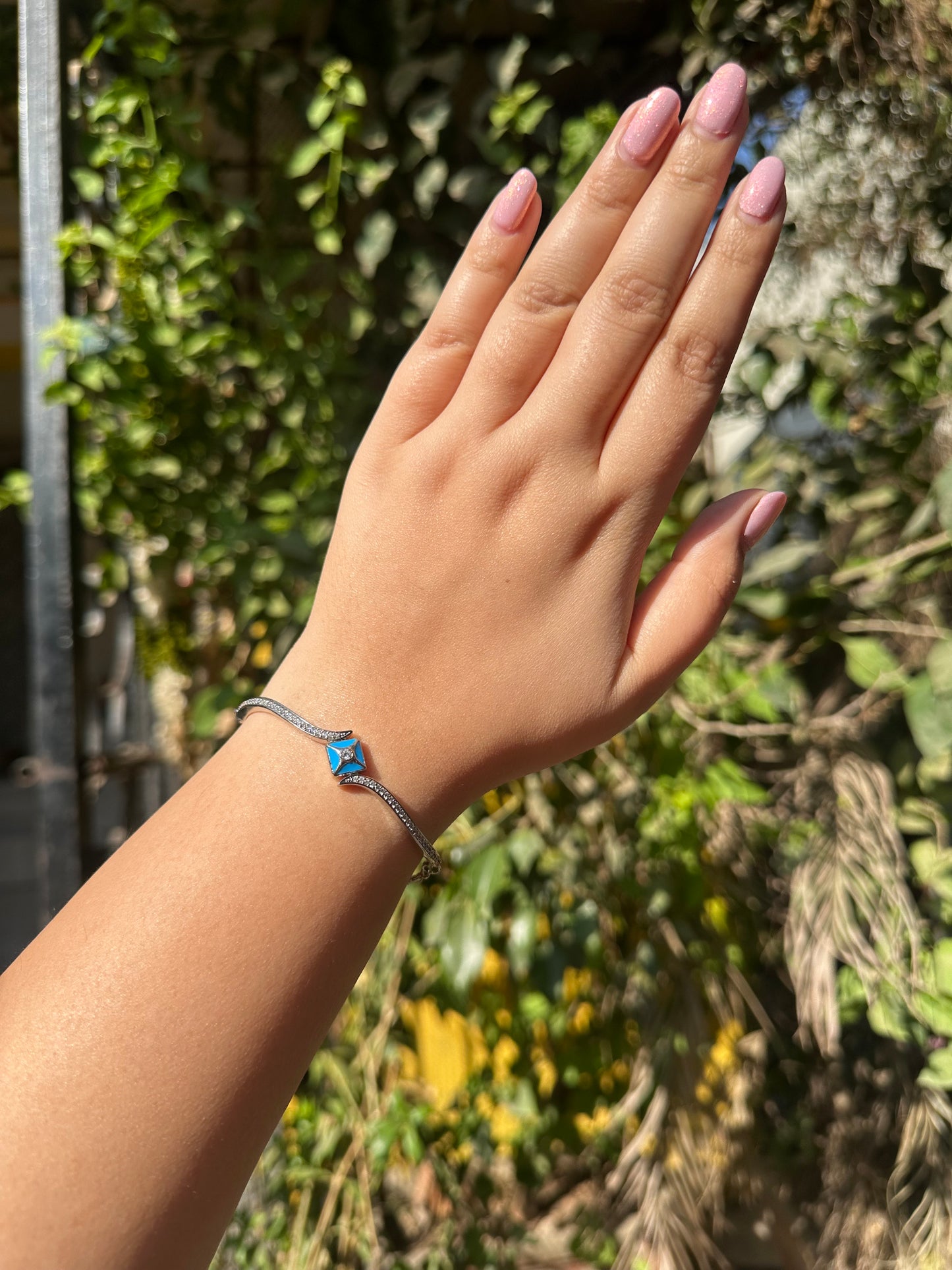 Elysian Silver Diamond Bracelet