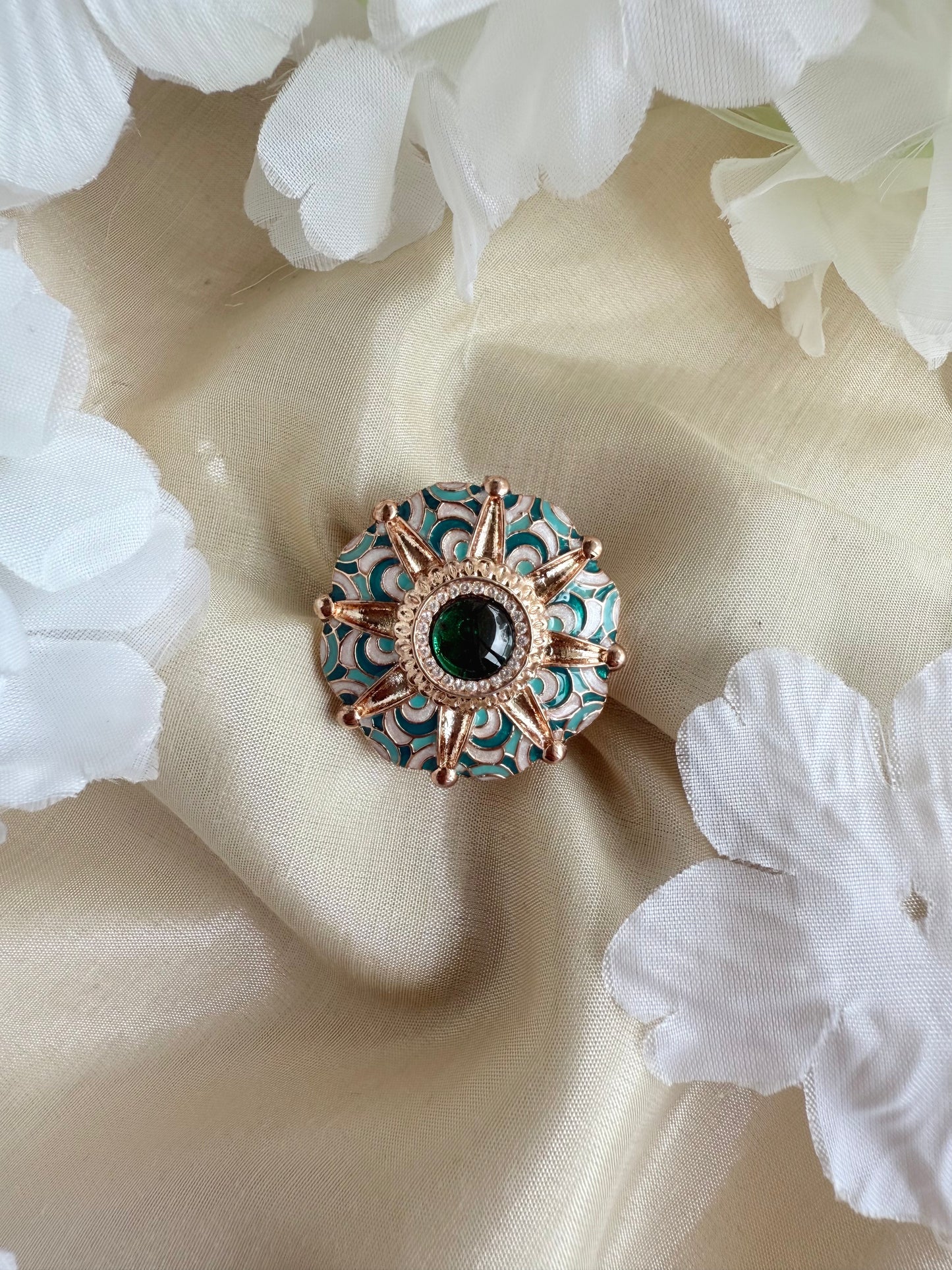 Reva Meenakari Indian Ring