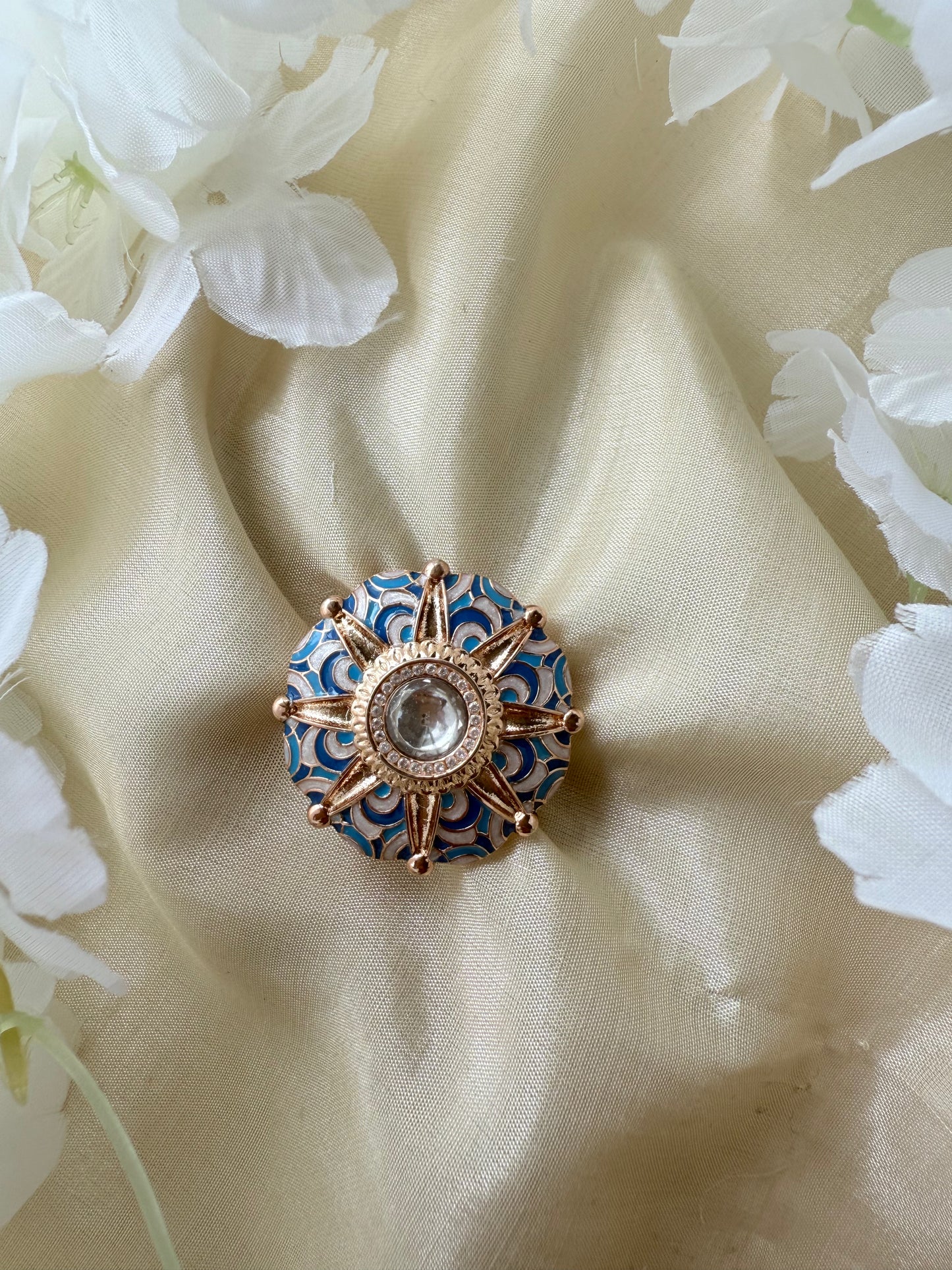Reva Meenakari Indian Ring