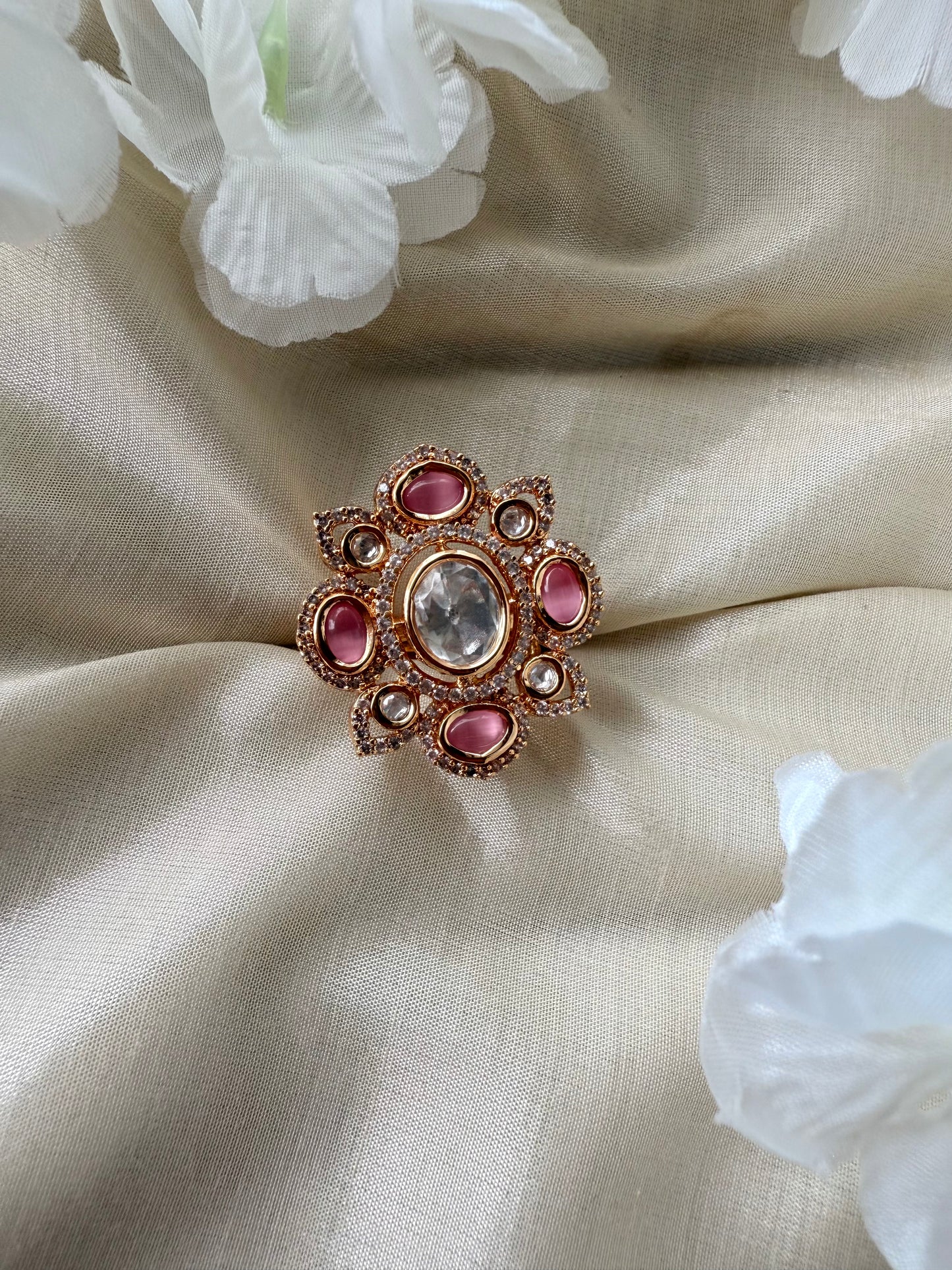 Rashi Polki Indian Ring