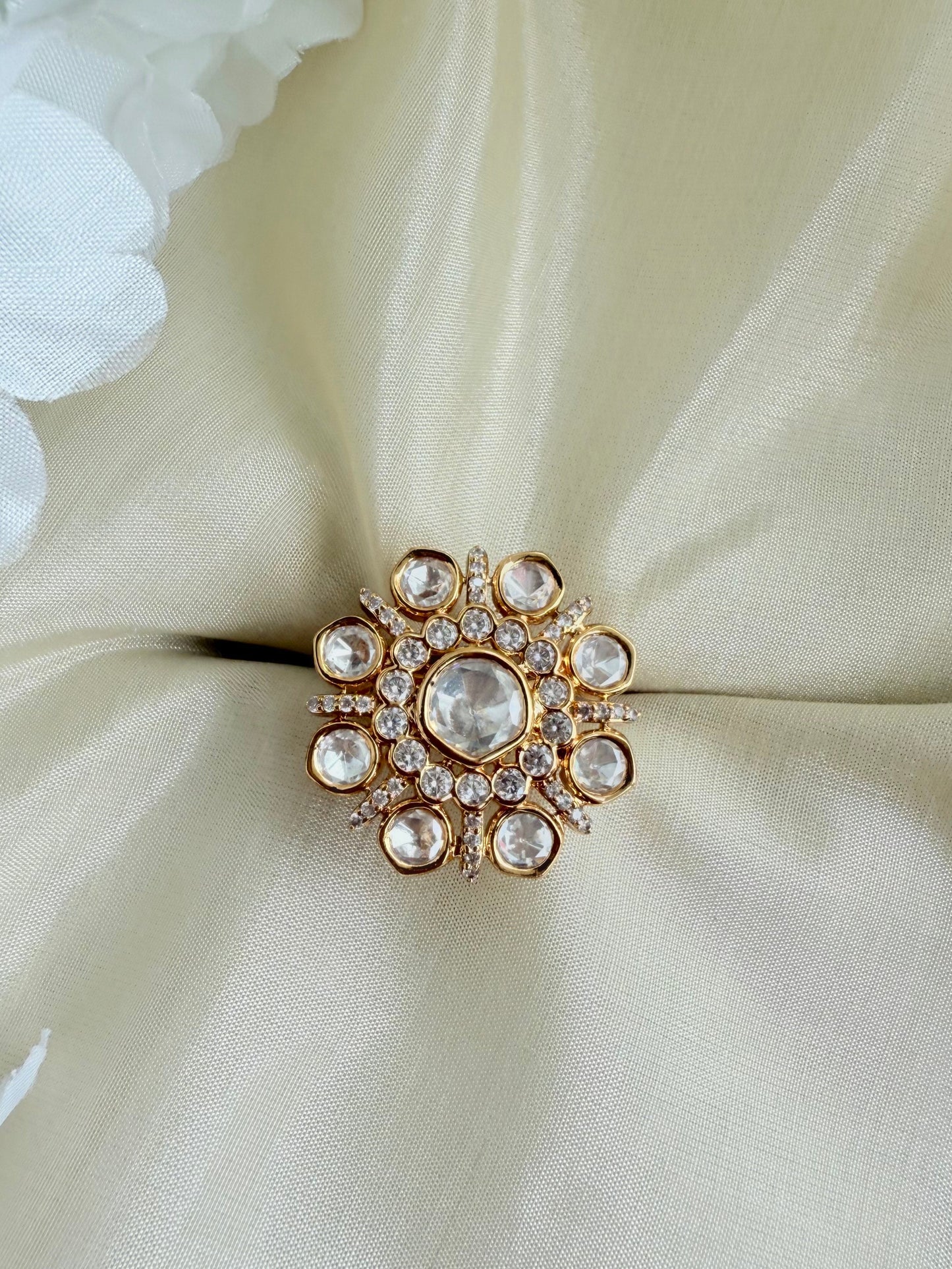 Sanvya Gold Indian Ring