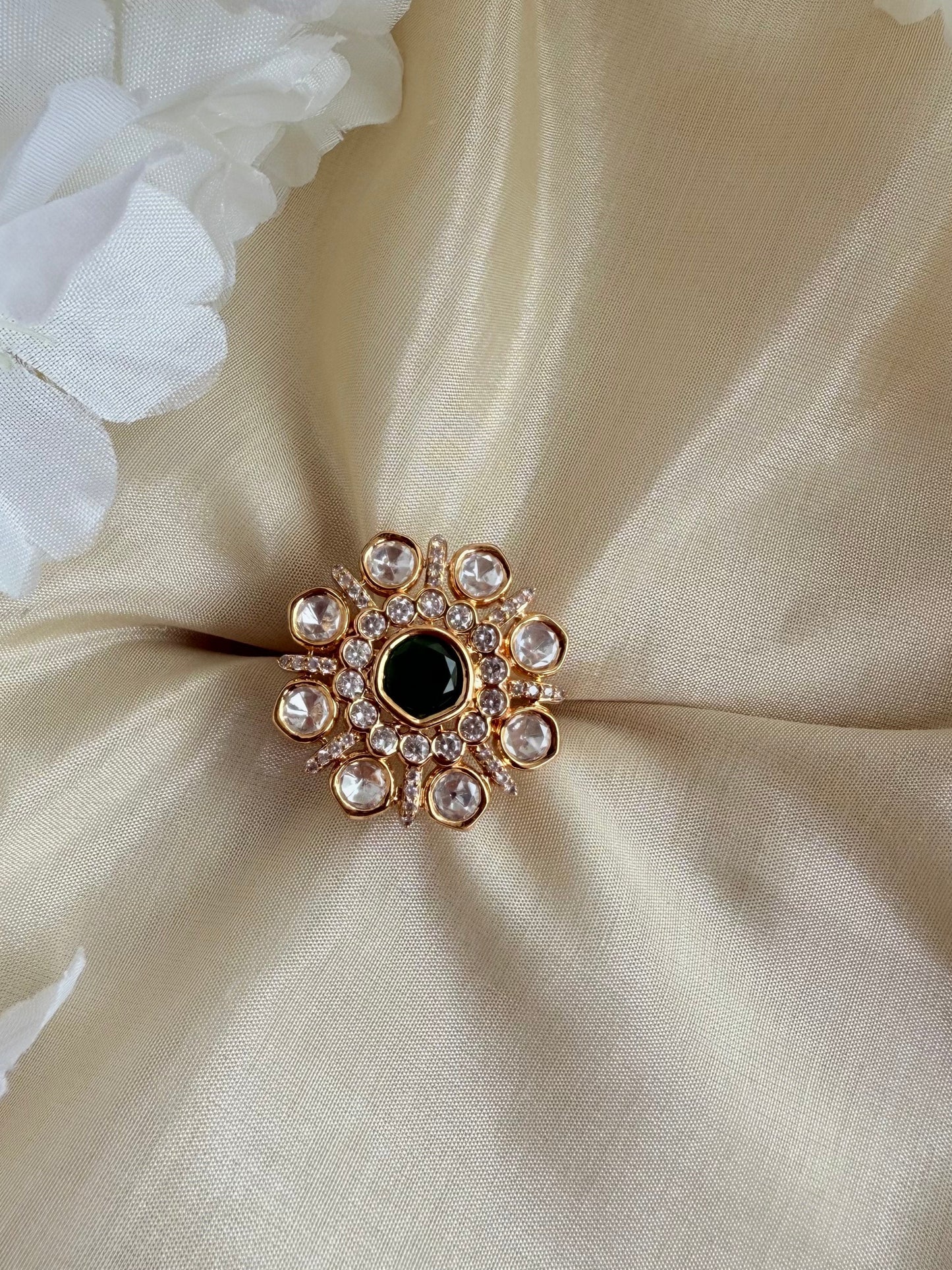 Sanvya Gold Indian Ring