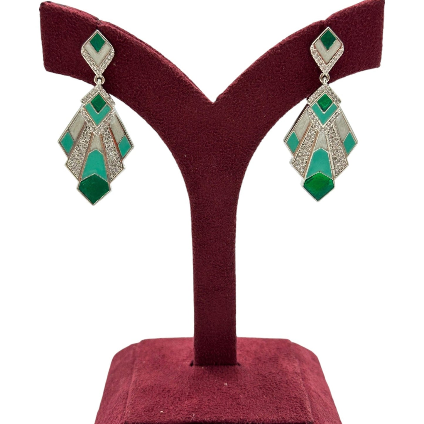 Aaraya Silver Luxe Dangles