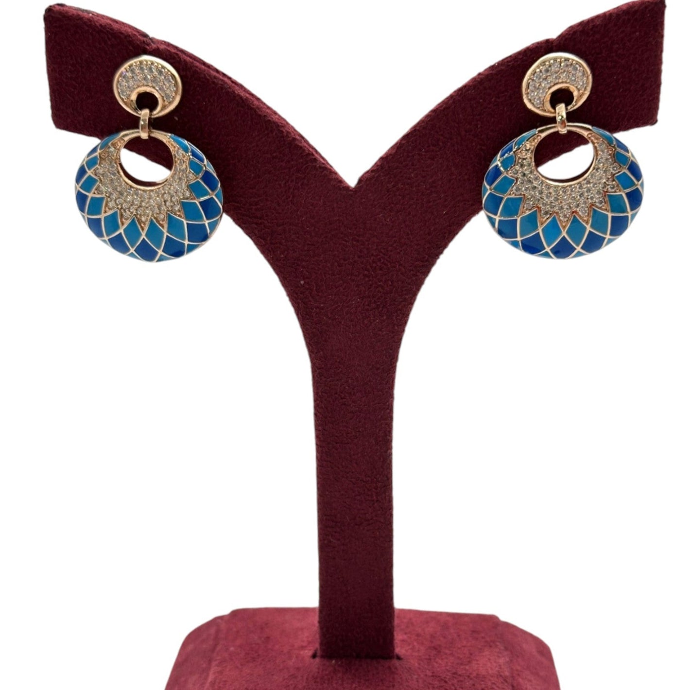 Mosaic Rose Earrings