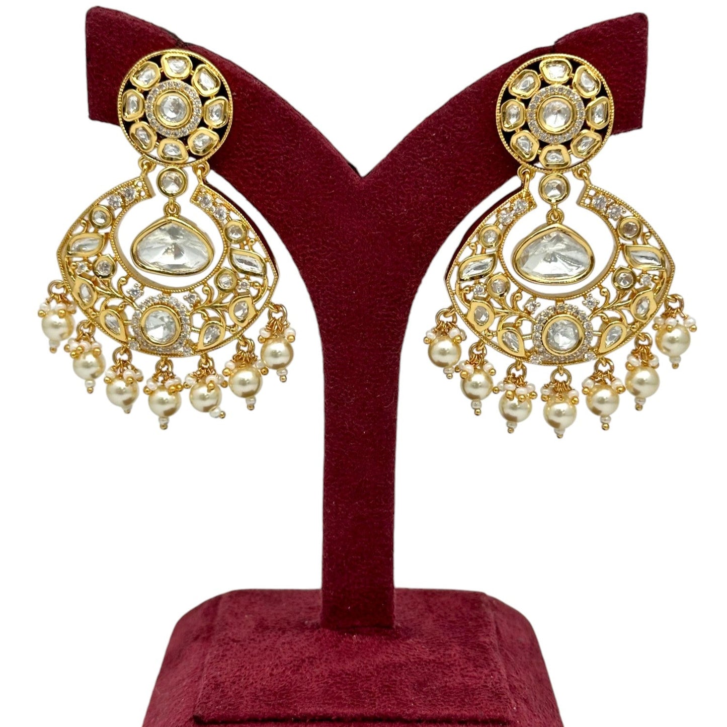 Zar-e-Noor Chandbali Earrings