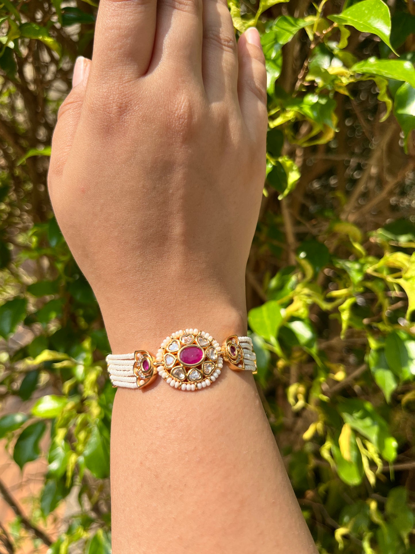 Camellia Pearl Bracelet