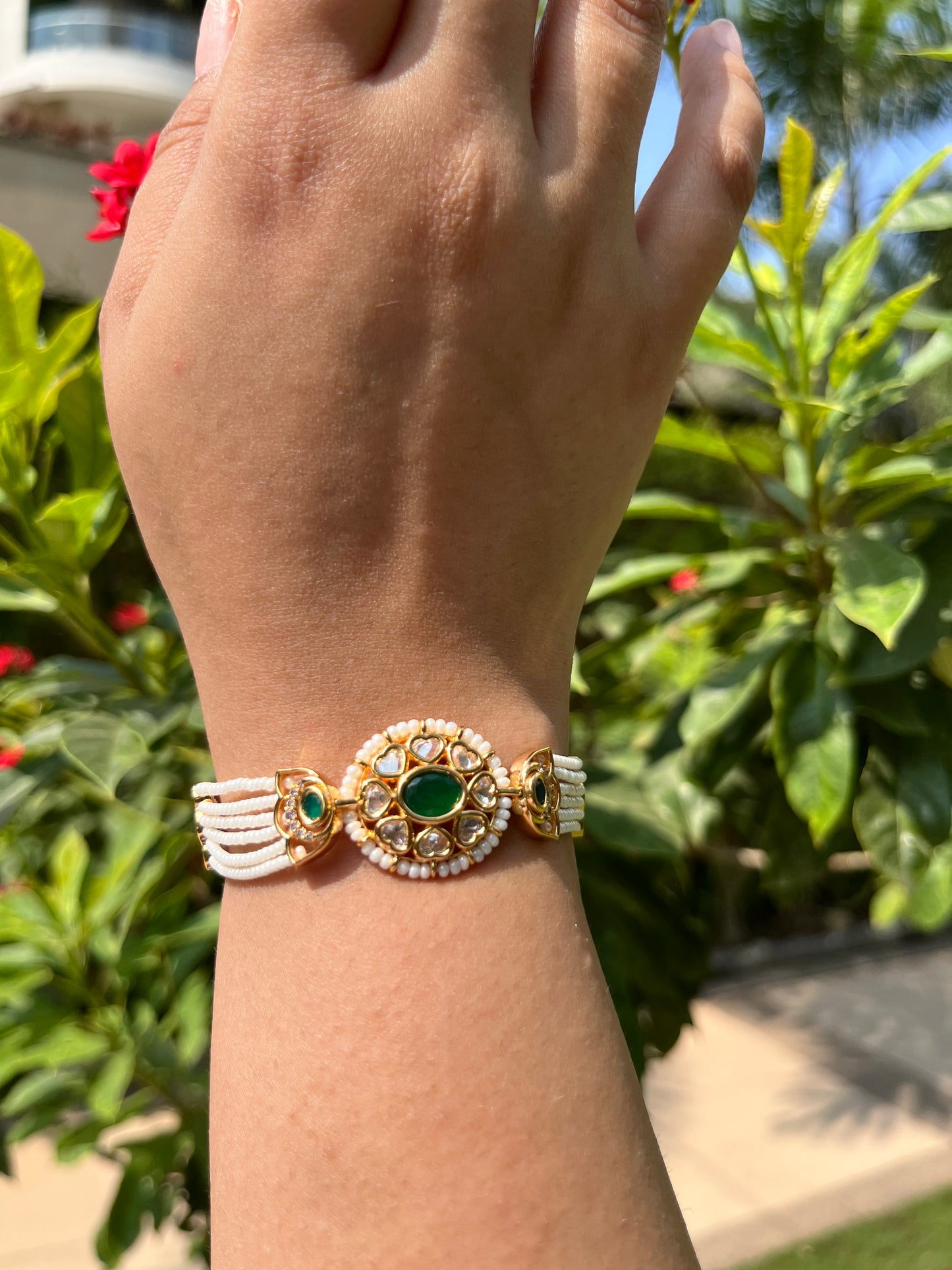 Camellia Pearl Bracelet
