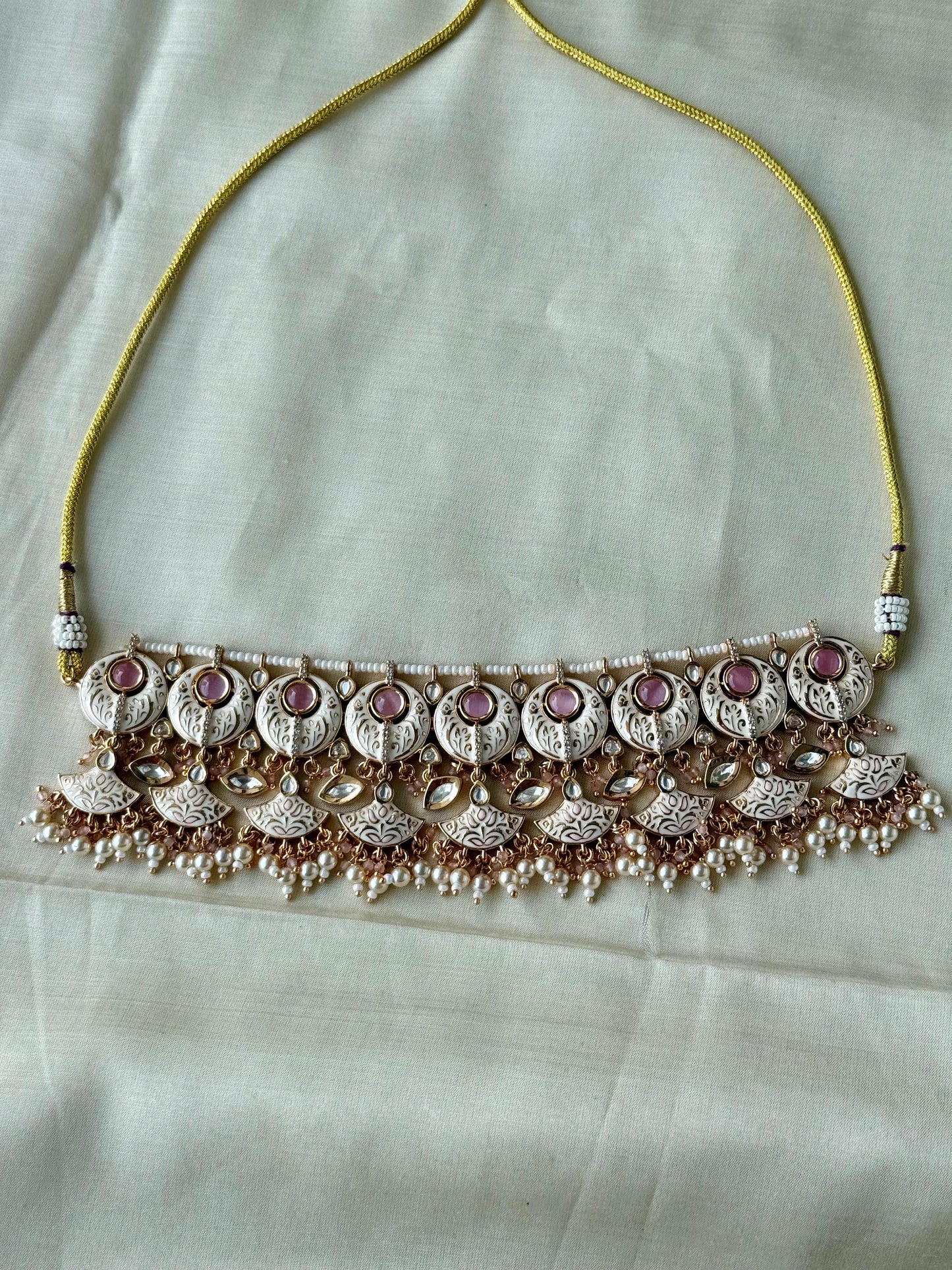 Amrapali Meenakari Choker set