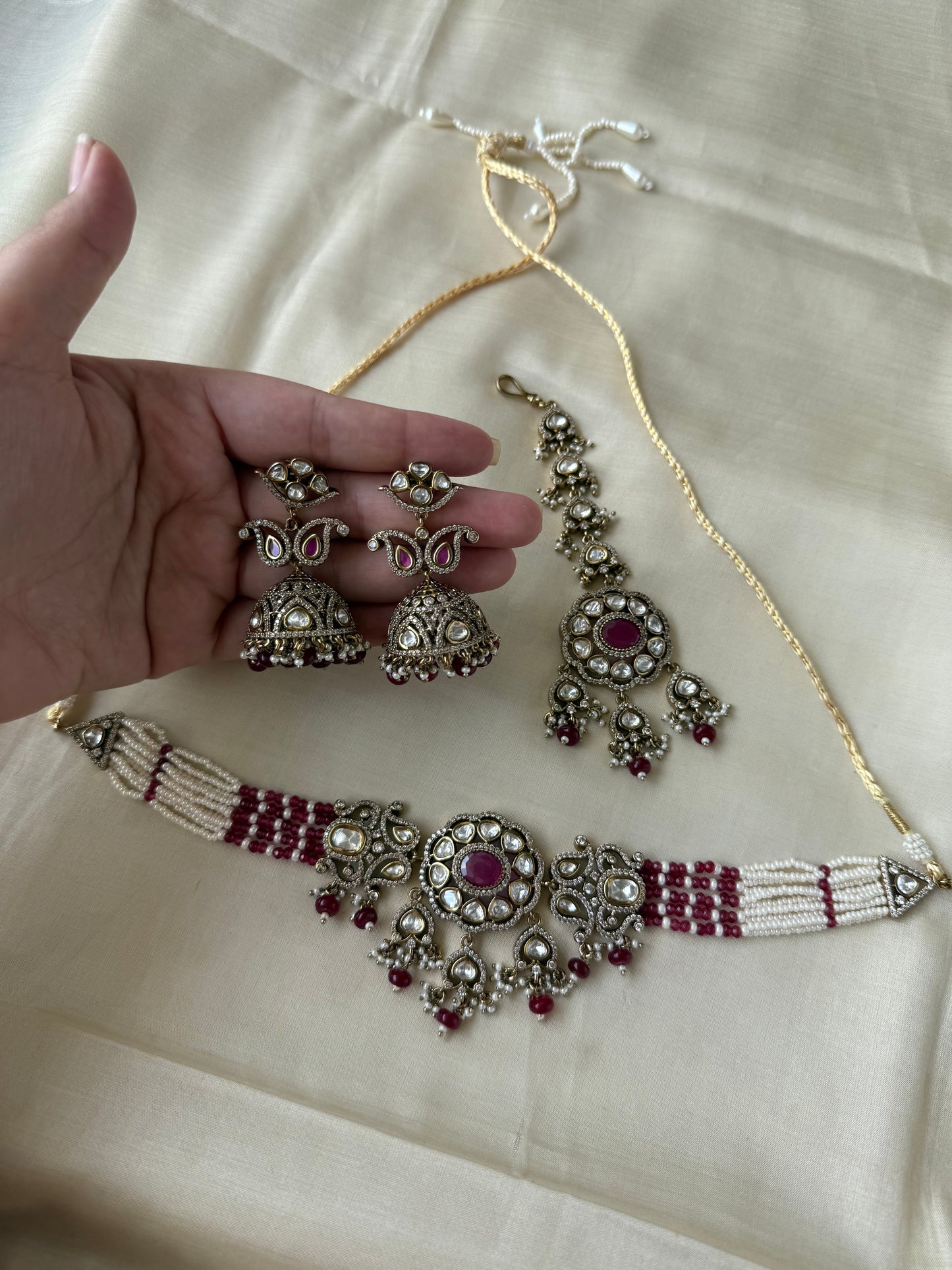Paridhi Pearl Choker Set