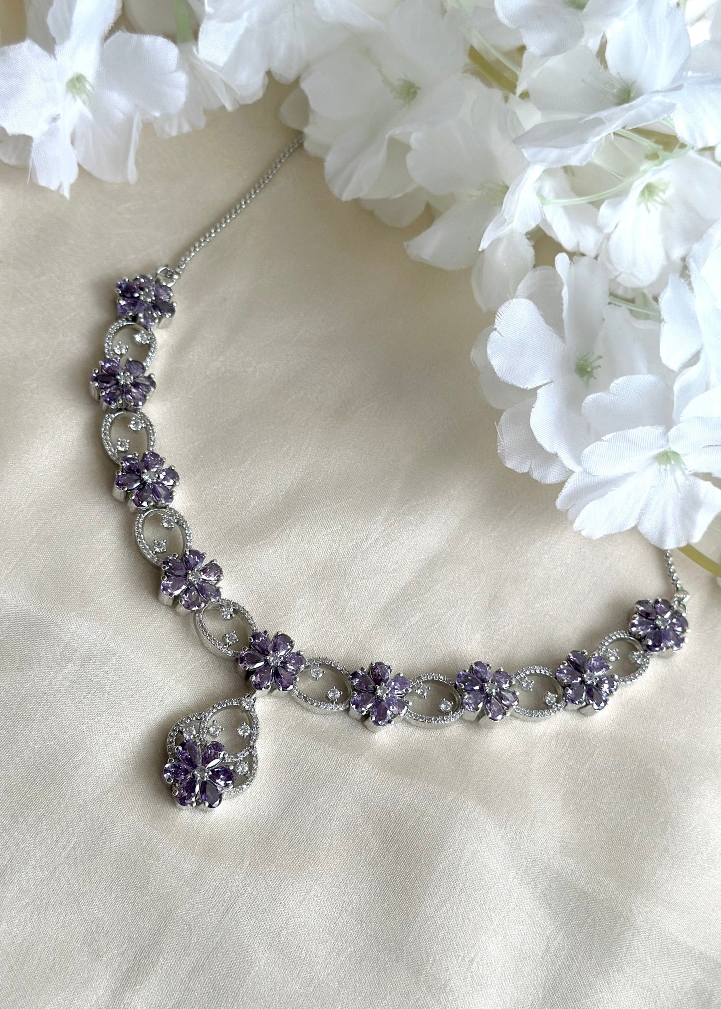 Roshka Silver Necklace set