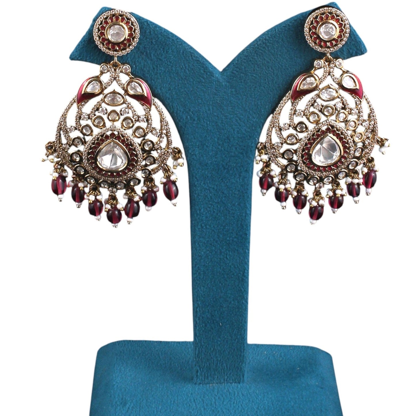 Victorian Meena Dangler Earrings