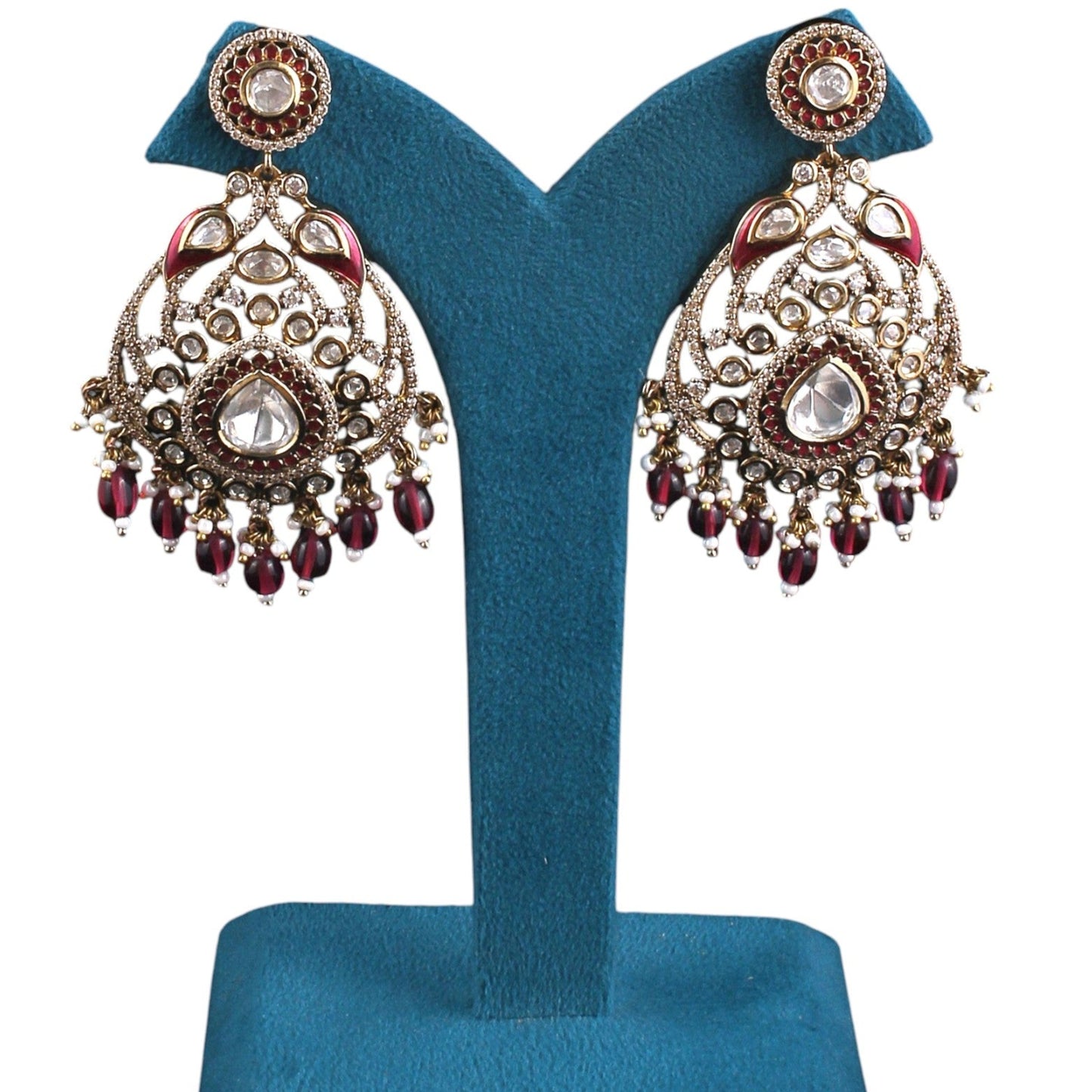 Victorian Meena Dangler Earrings
