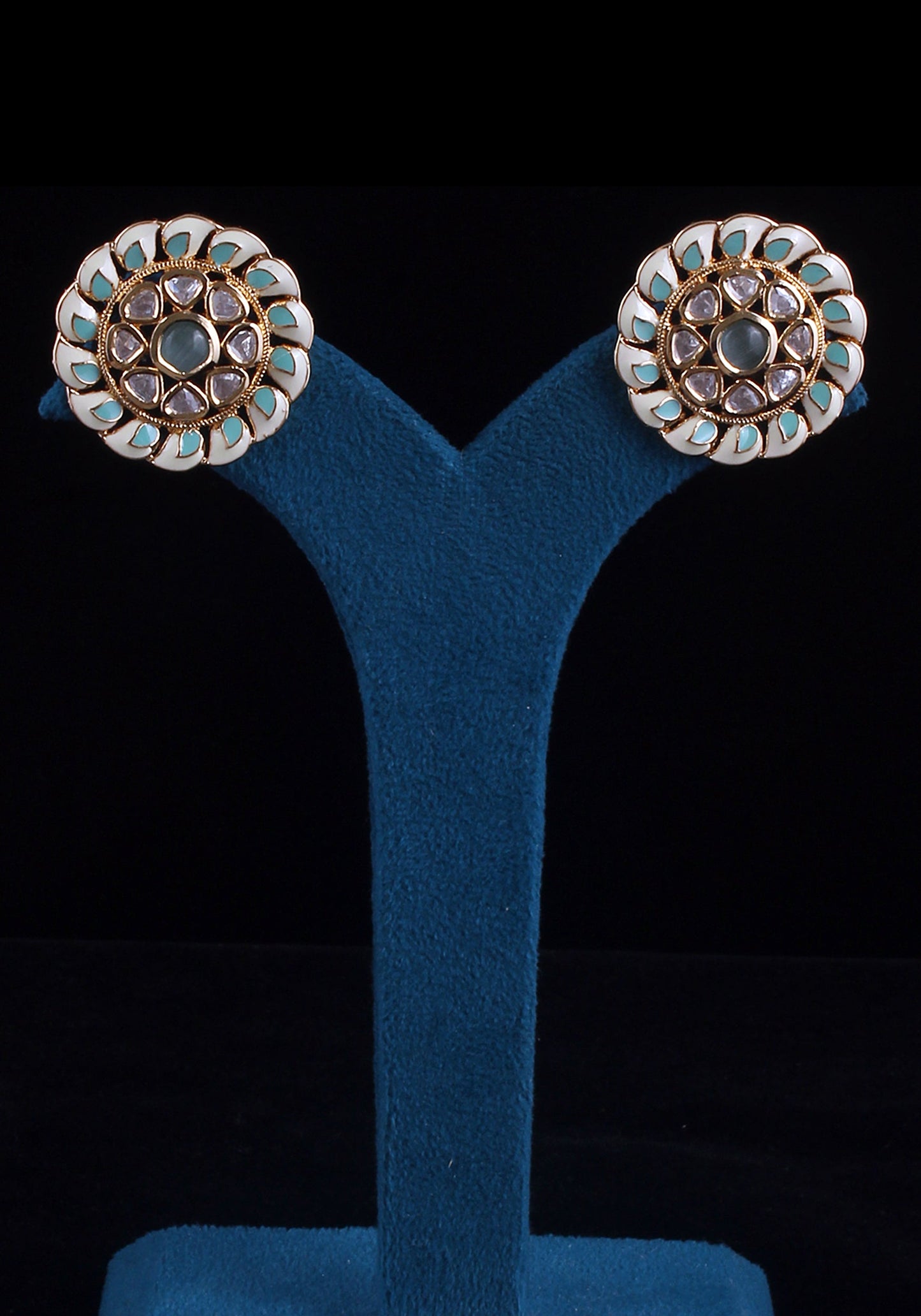 Meenakari Fused Studs
