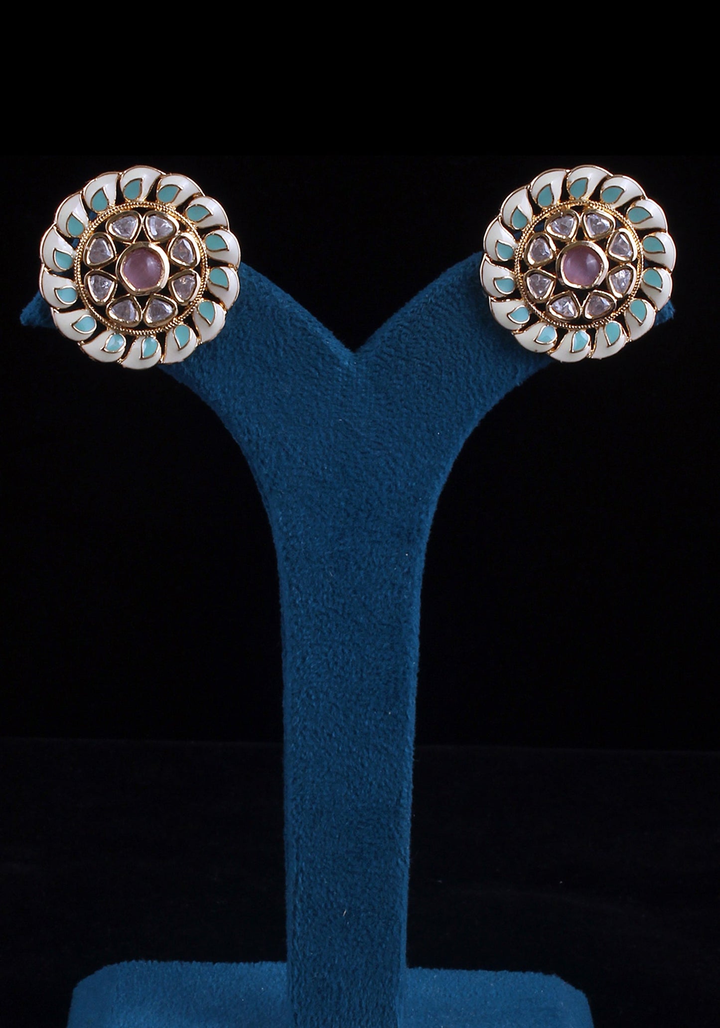 Meenakari Fused Studs