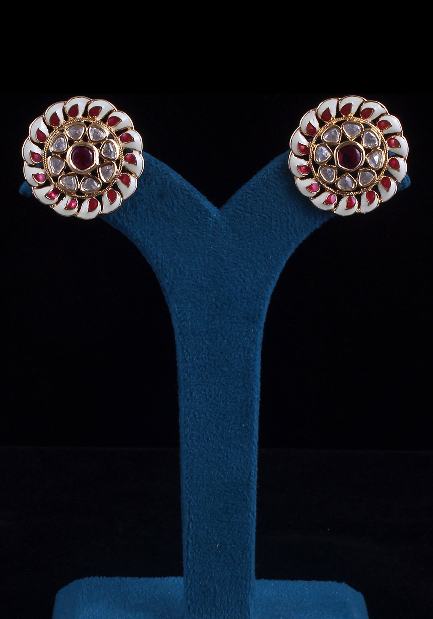 Meenakari Fused Studs