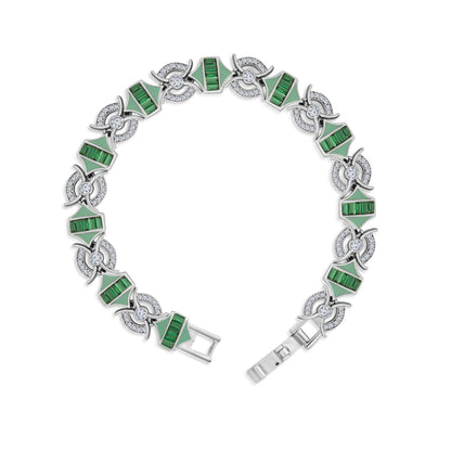 Zyra Silver Luxe Bracelet