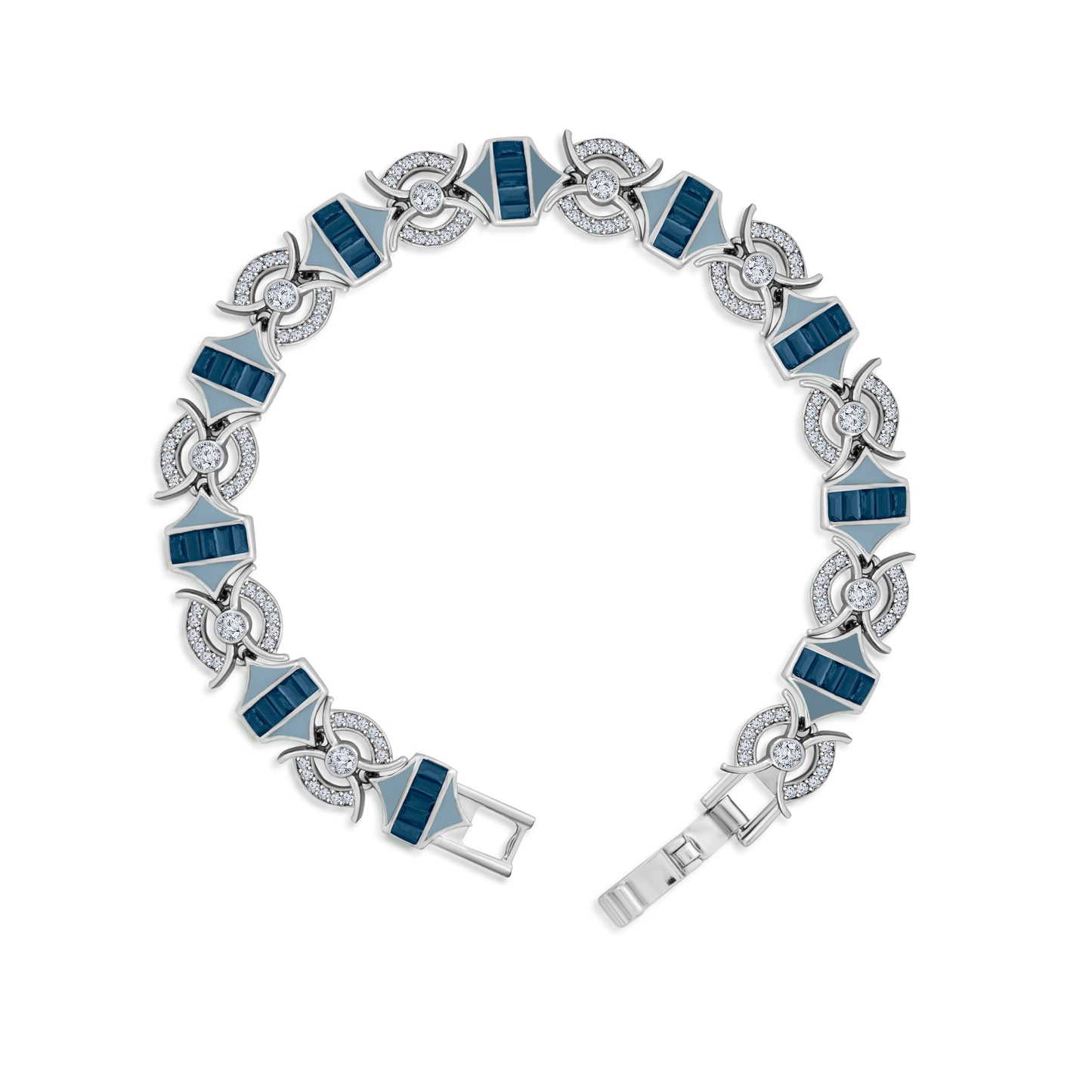 Zyra Silver Luxe Bracelet