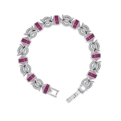 Zyra Silver Luxe Bracelet