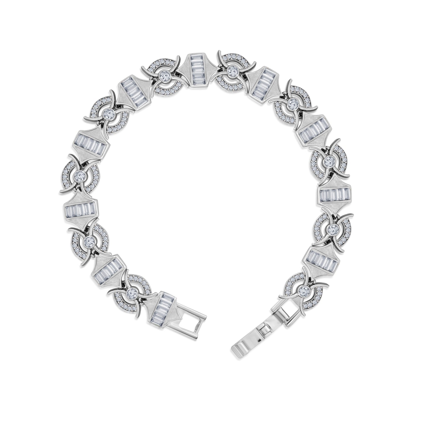 Zyra Silver Luxe Bracelet