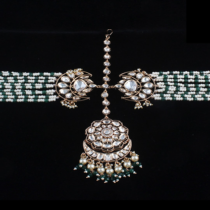 Coloured Kundan Bridal Mathapati