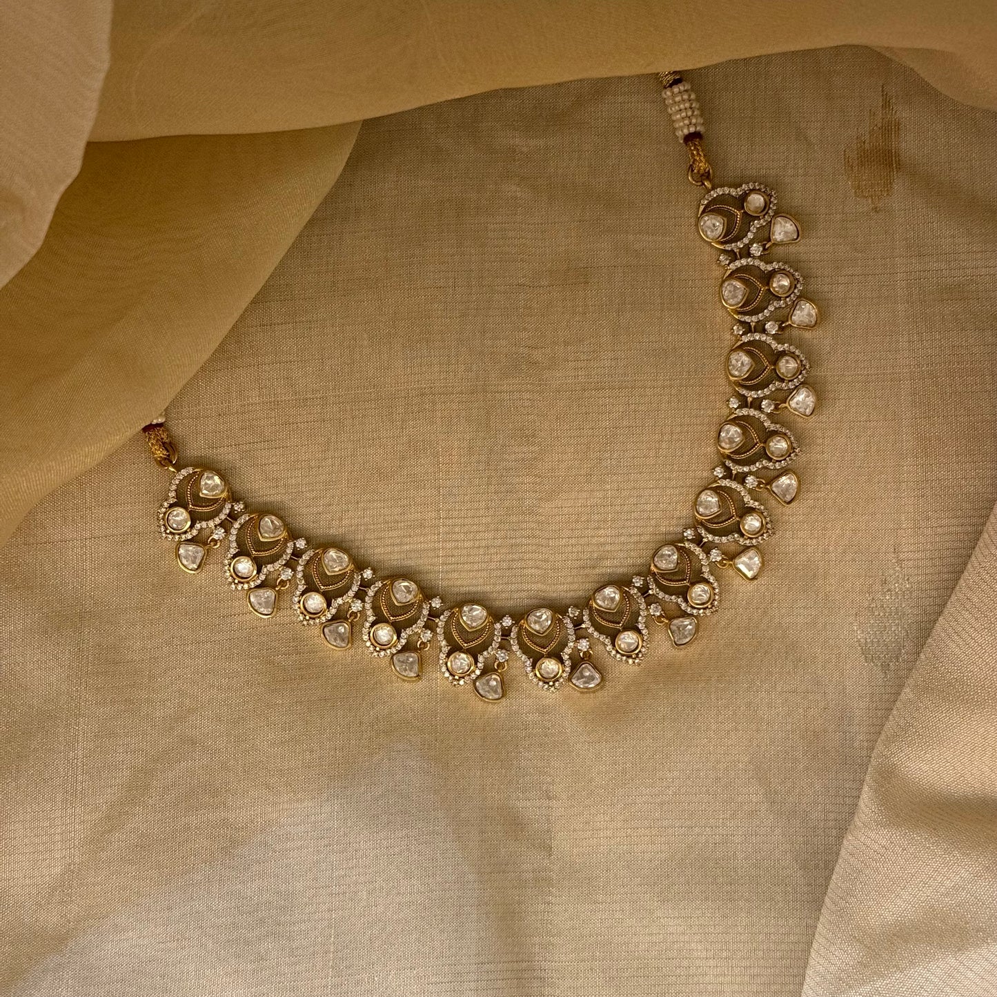 Bageecha Moissanite Necklace Set