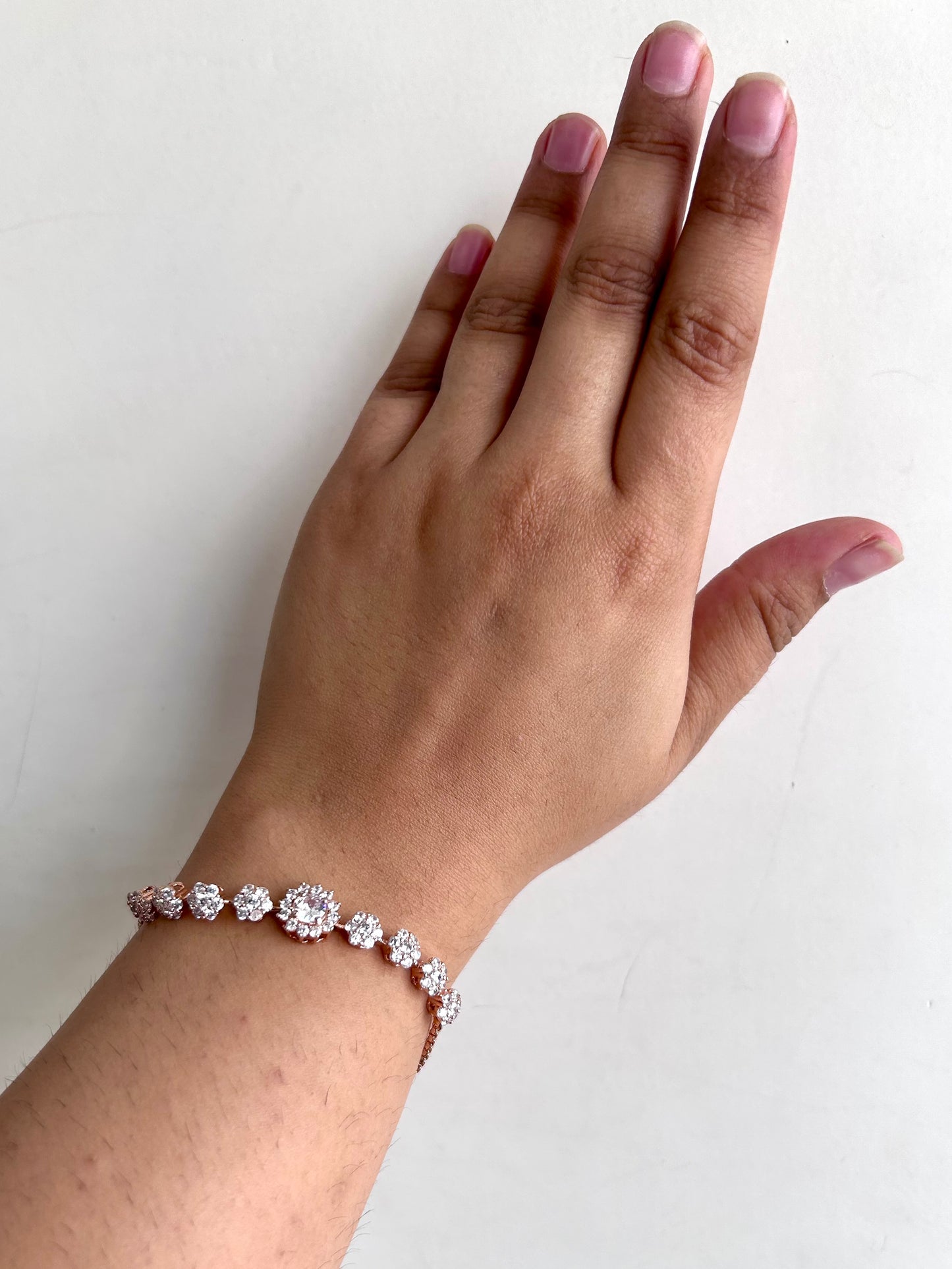 Zenia diamond studded bracelet