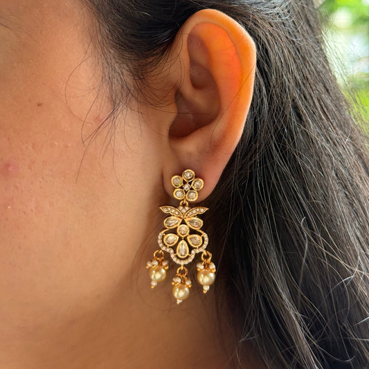 Kinnari Pearl Earrings
