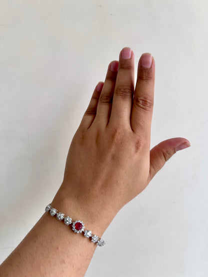 Zenia diamond studded bracelet