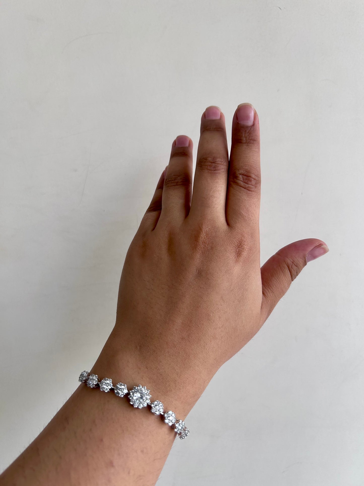Zenia diamond studded bracelet