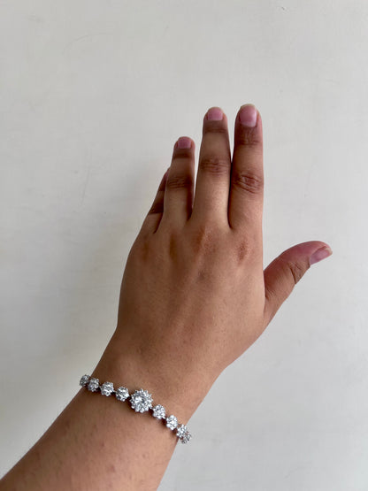 Zenia diamond studded bracelet