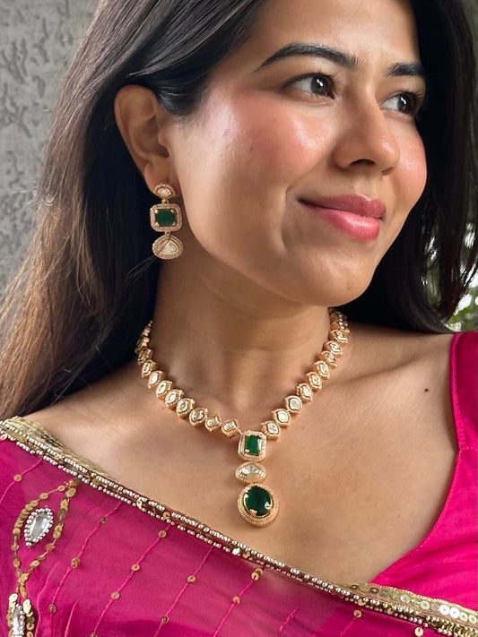 Aayat Drop Necklace Set